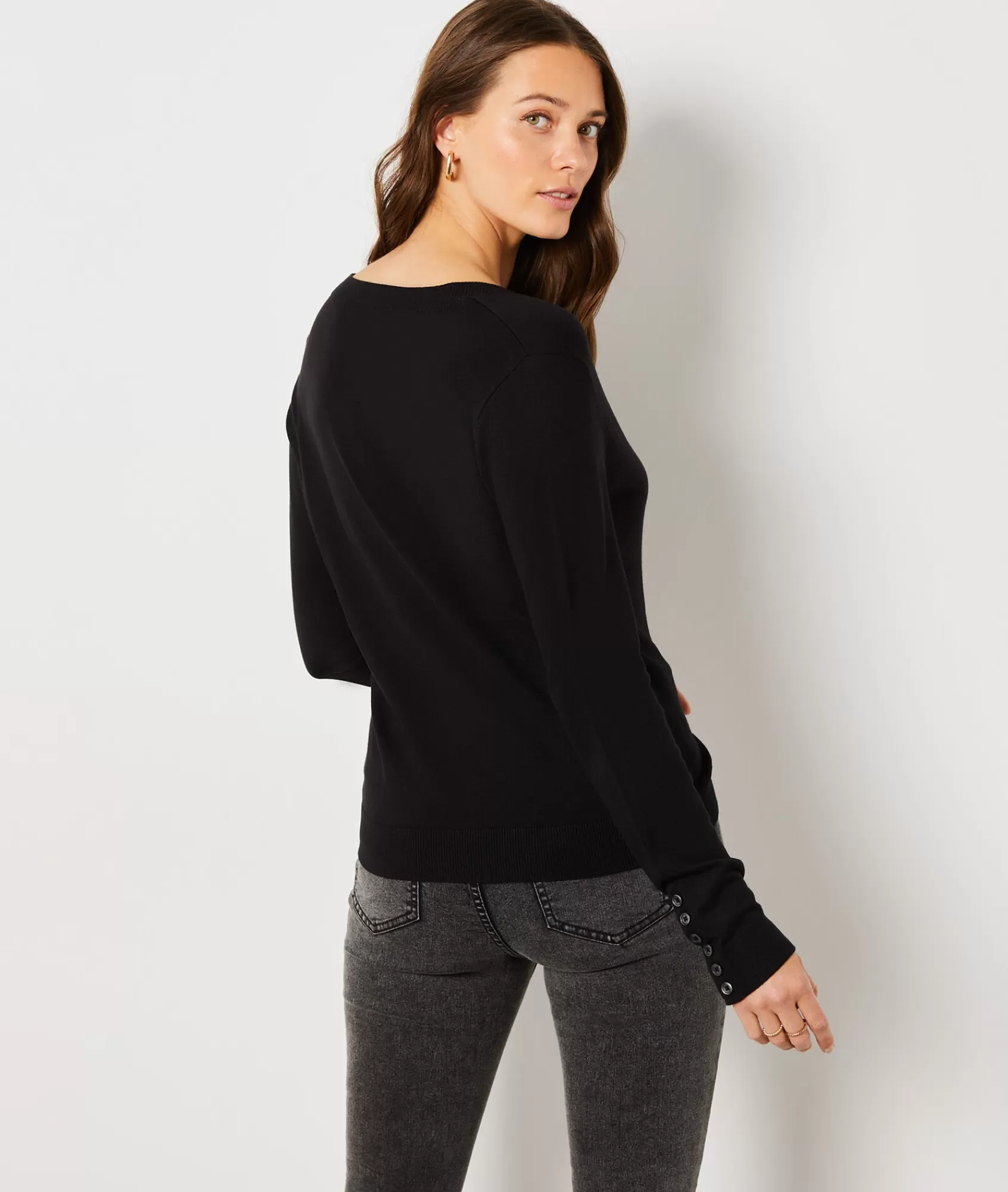 Etam V-necks>Buttoned Cardigan