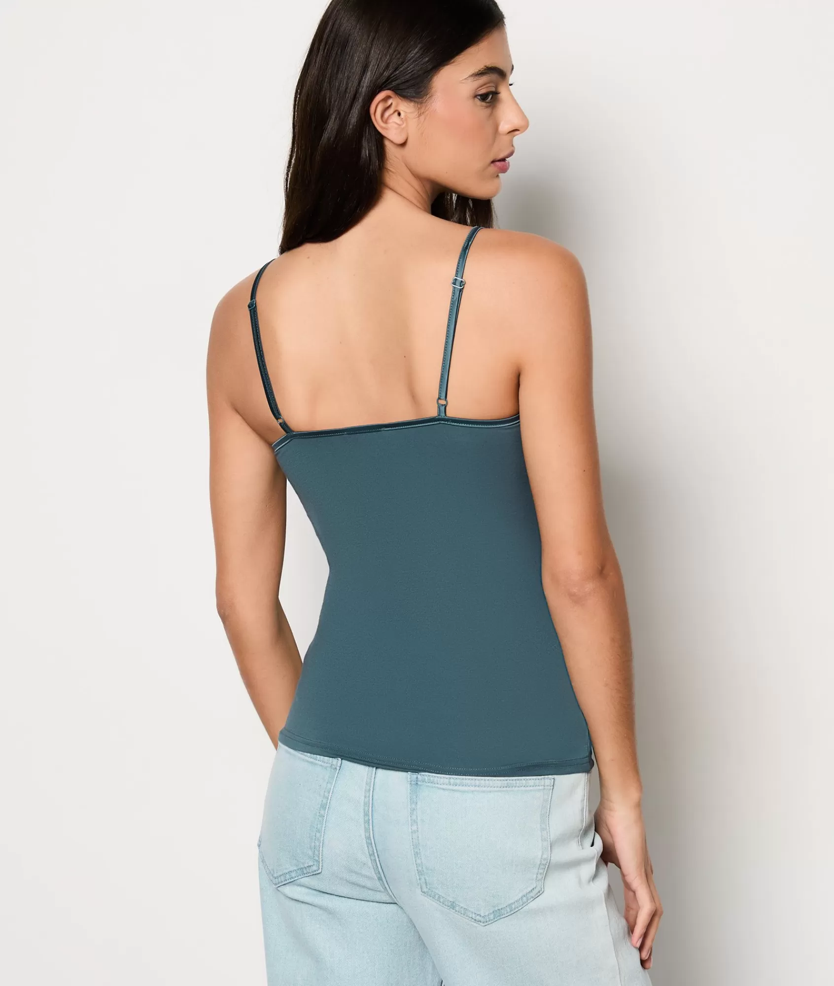 Etam Pyjama Tops>Caraco à bretelles fines maille thermique