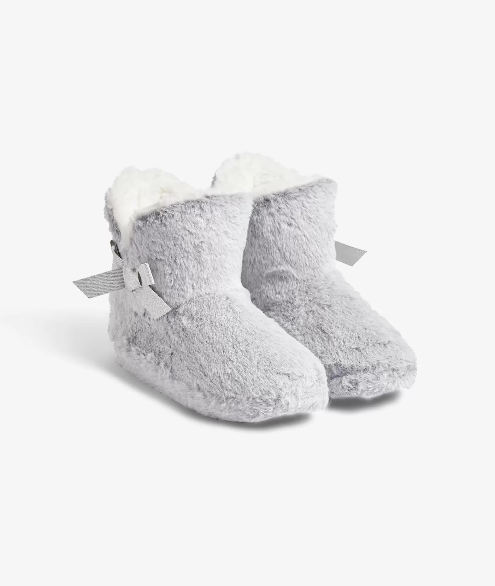 Etam Slippers>Chaussons bottines fourrés détails noeuds