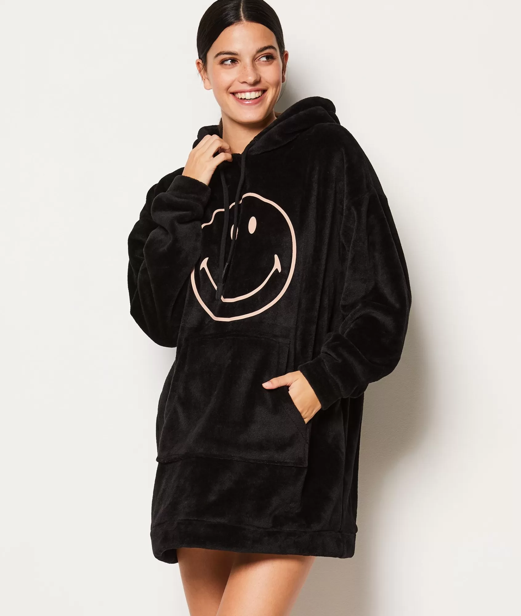 Etam Nightshirts>Chemise de nuit à capuche Smiley®ORIGINALS