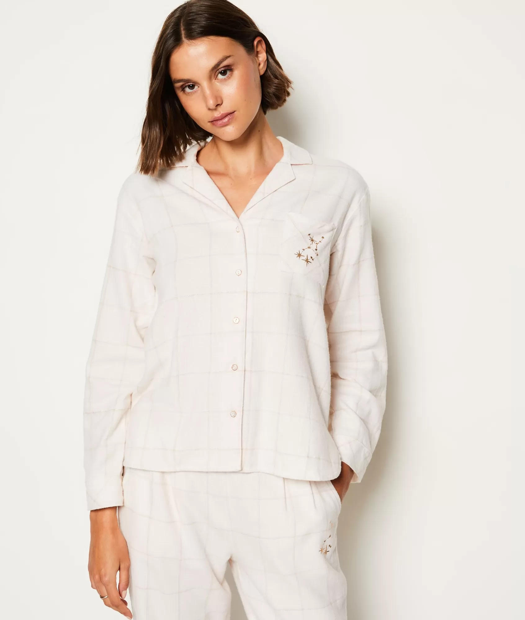 Etam Pyjama Tops>Chemise de pyjama en coton