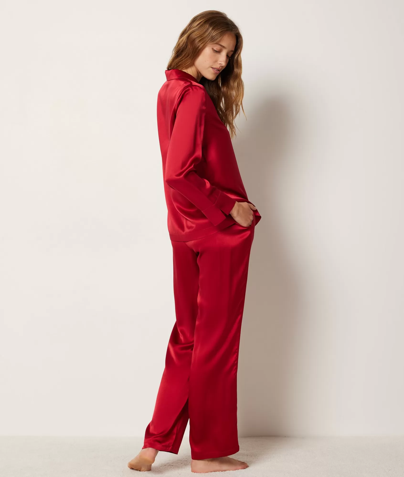Etam Pyjama Tops>Chemise de pyjama en soie