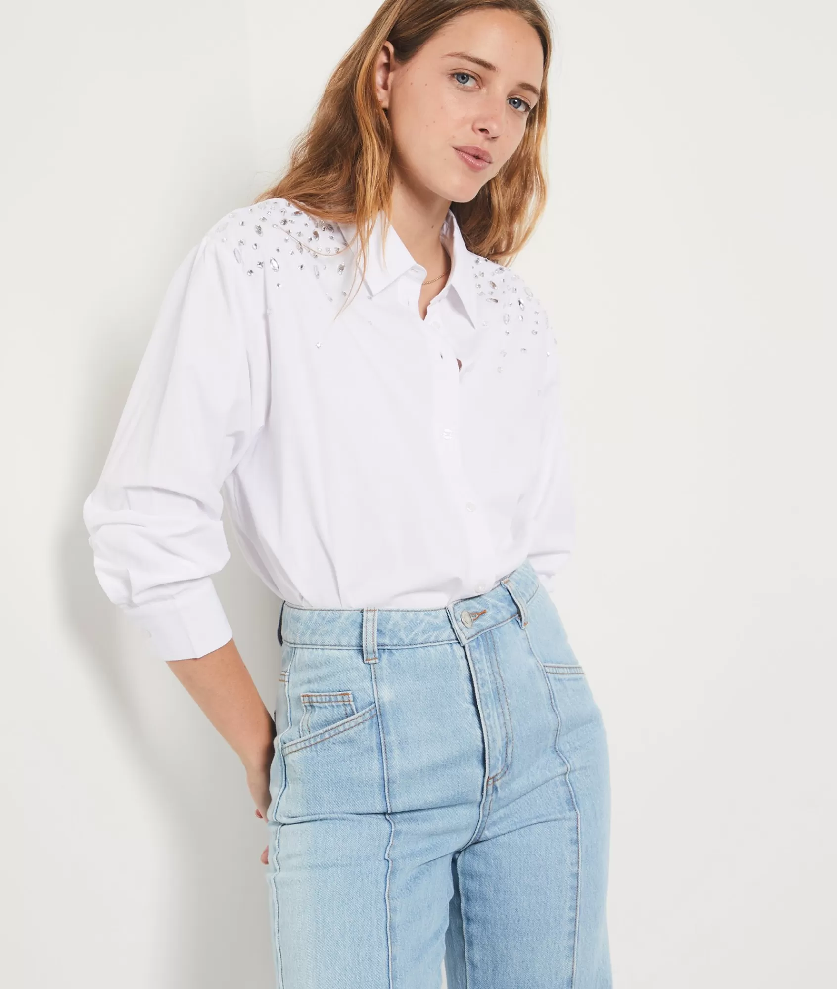 Etam Flowy Shirts | Chic Shirts>Chemise détails strass