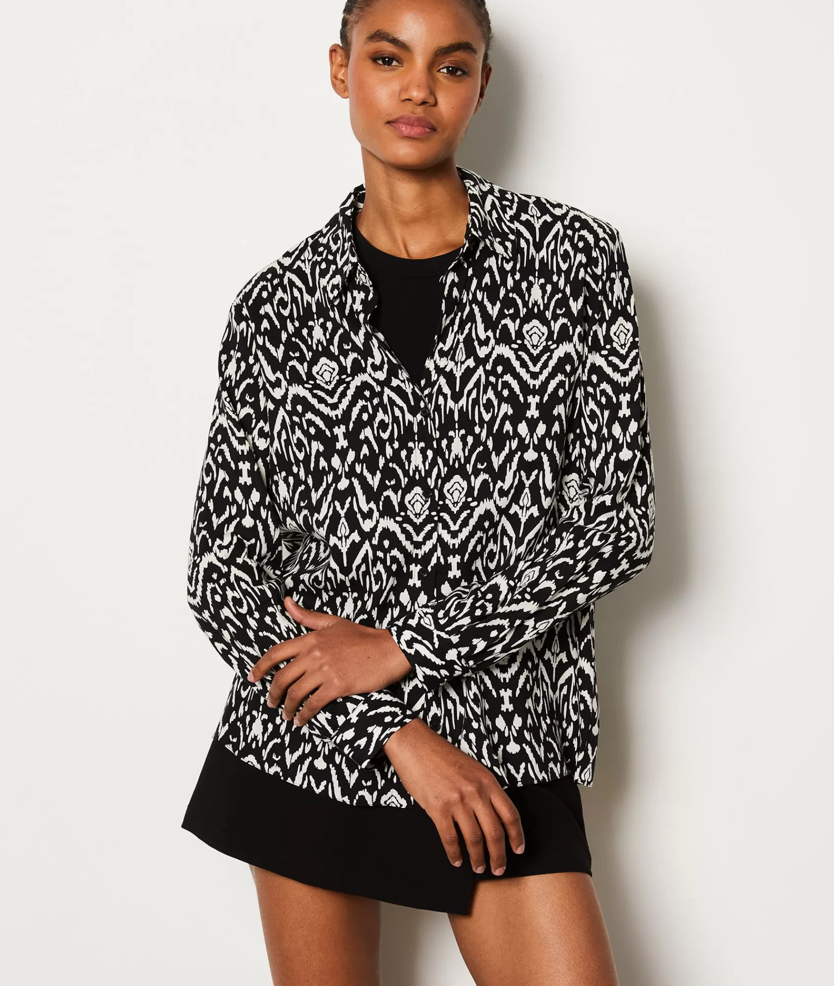 Etam Printed Blouses & Shirts | Flowy Shirts>Chemise fluide imprimée
