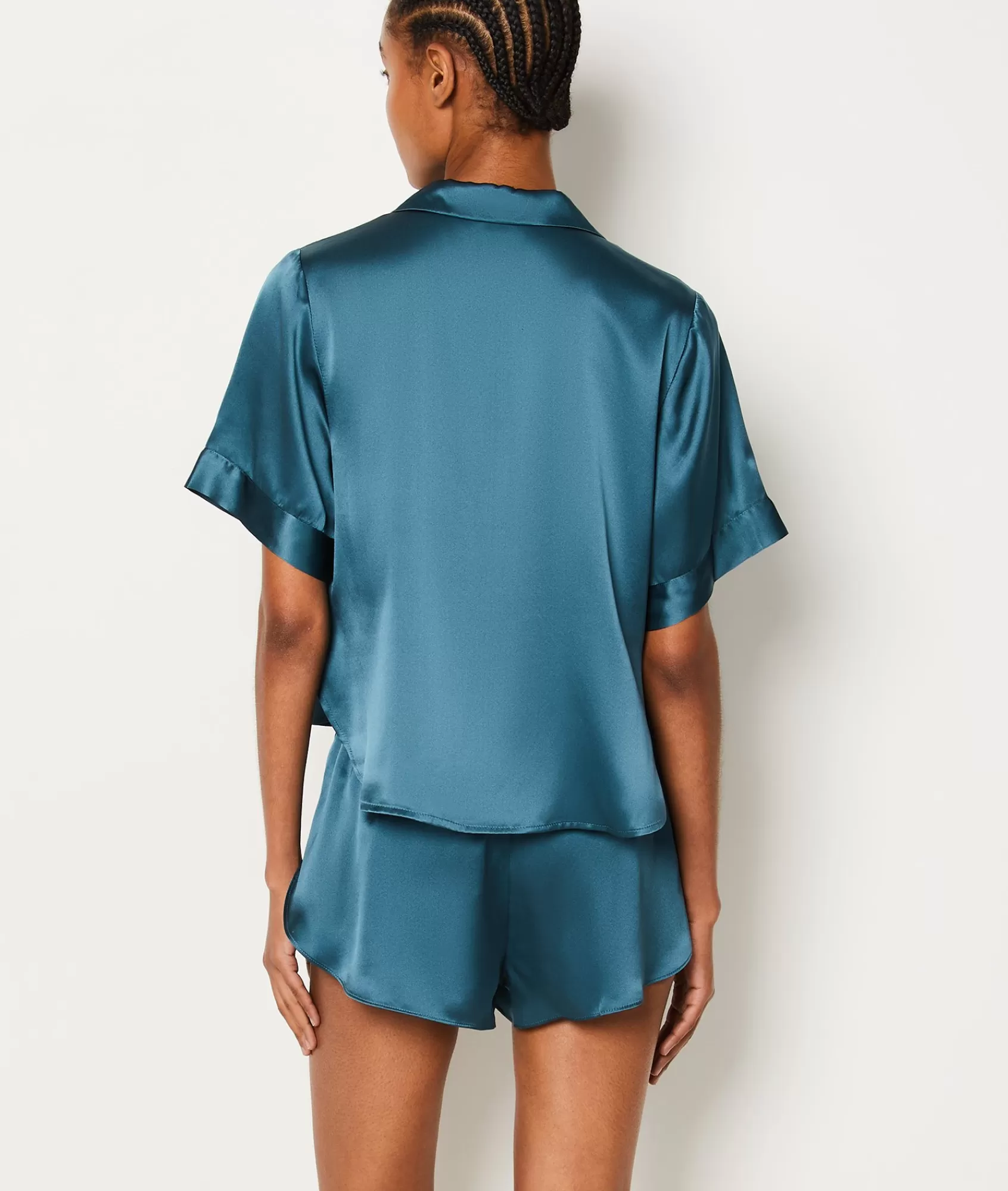 Etam Pyjama Tops>Chemise manches courtes de pyjama en soie