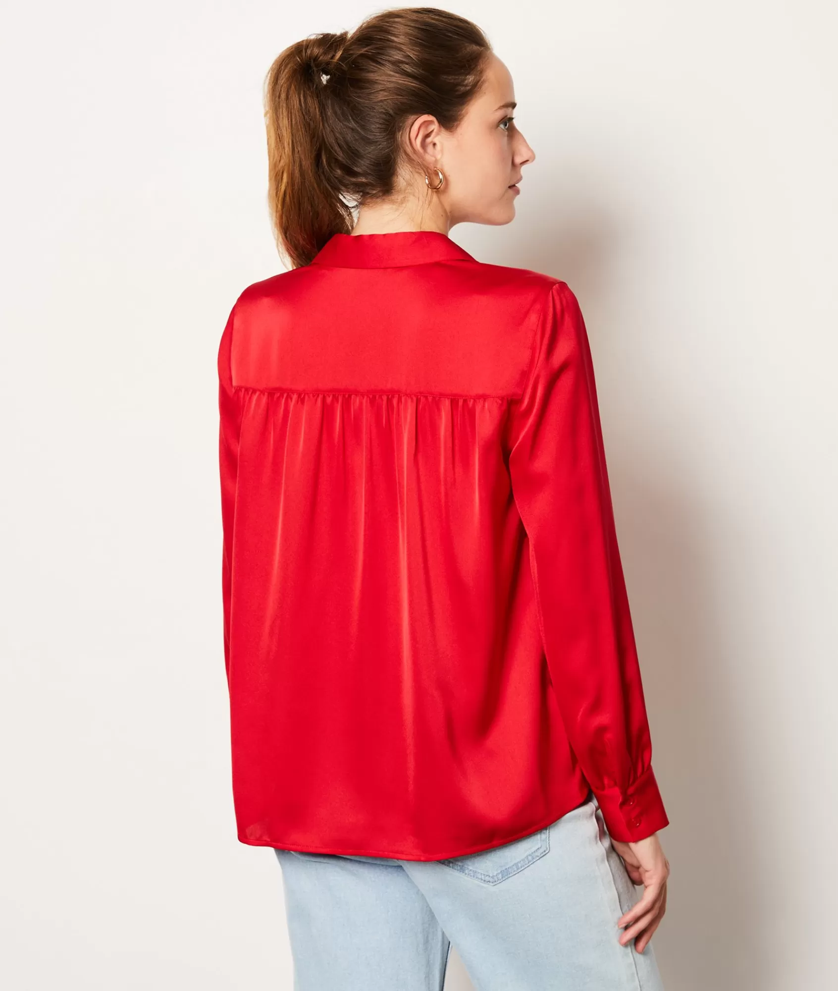 Etam Flowy Shirts | Classic Shirts>Chemise satinée