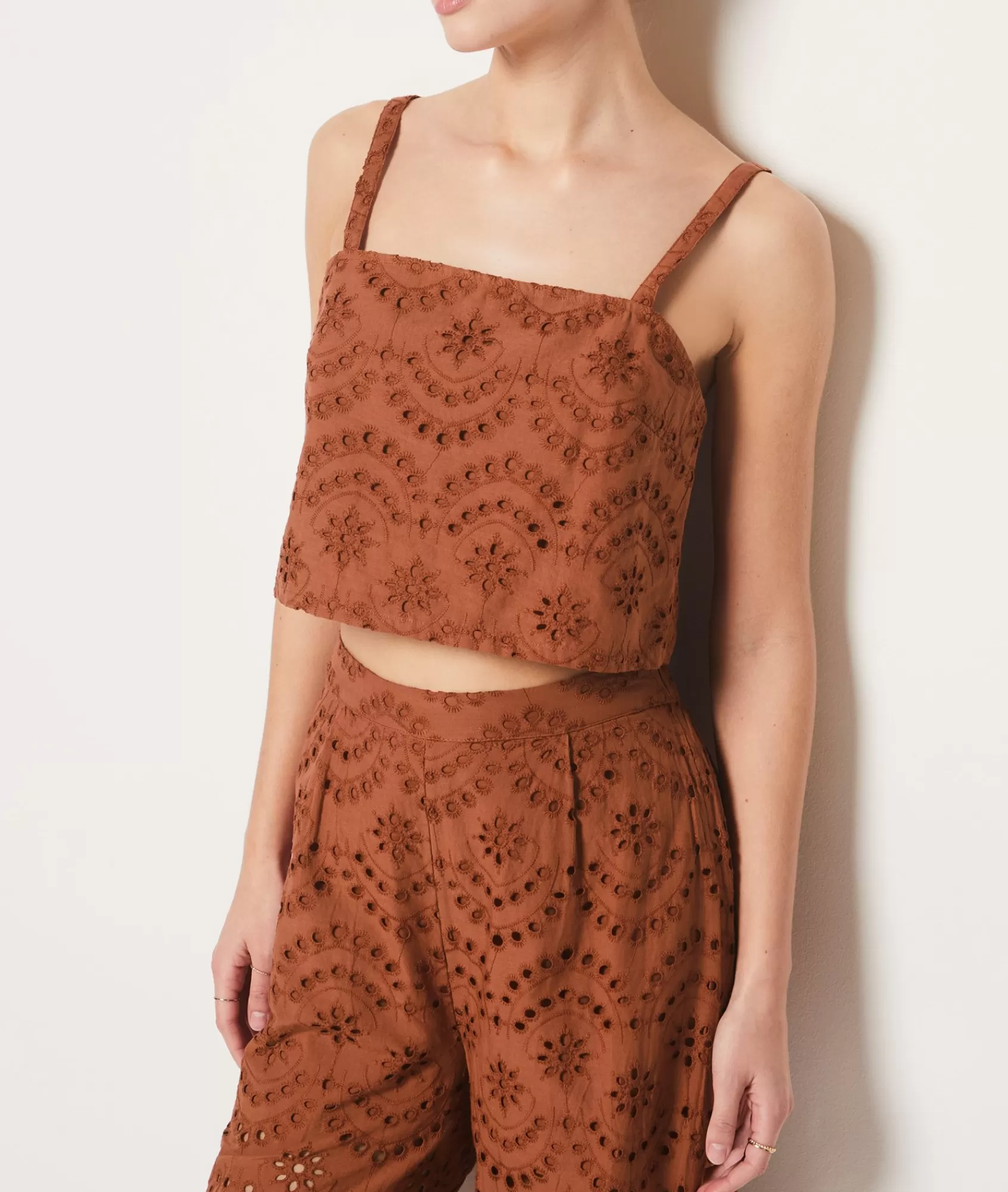 Etam Dresses & Cover-ups>English Broderie Anglaise Strap Top