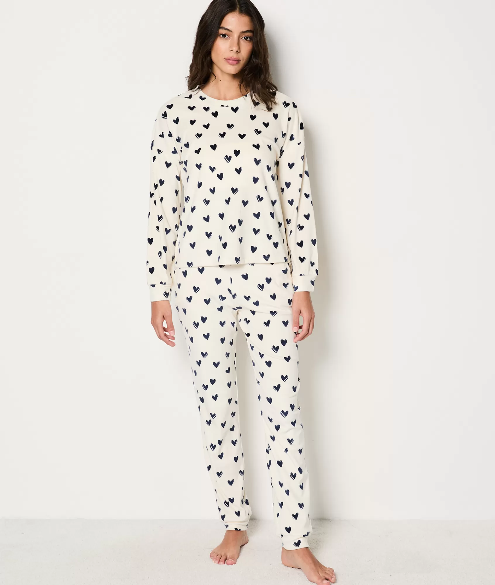 Etam 2 And 3-piece Pyjamas>Ensemble 2 pièces de pyjamas à motifs cœur