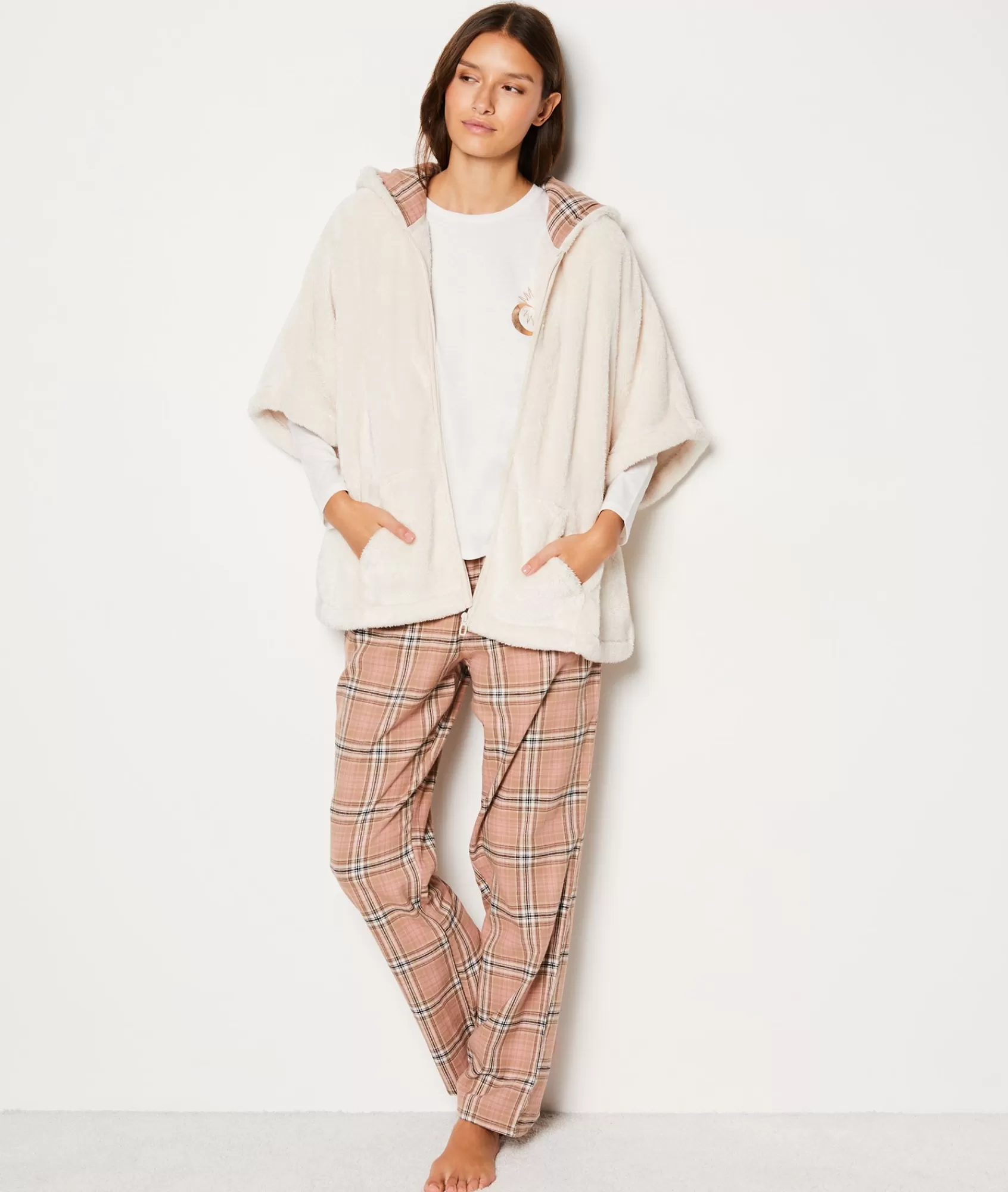 Etam 2 And 3-piece Pyjamas>Ensemble 3 pièces de pyjamas veste polaire