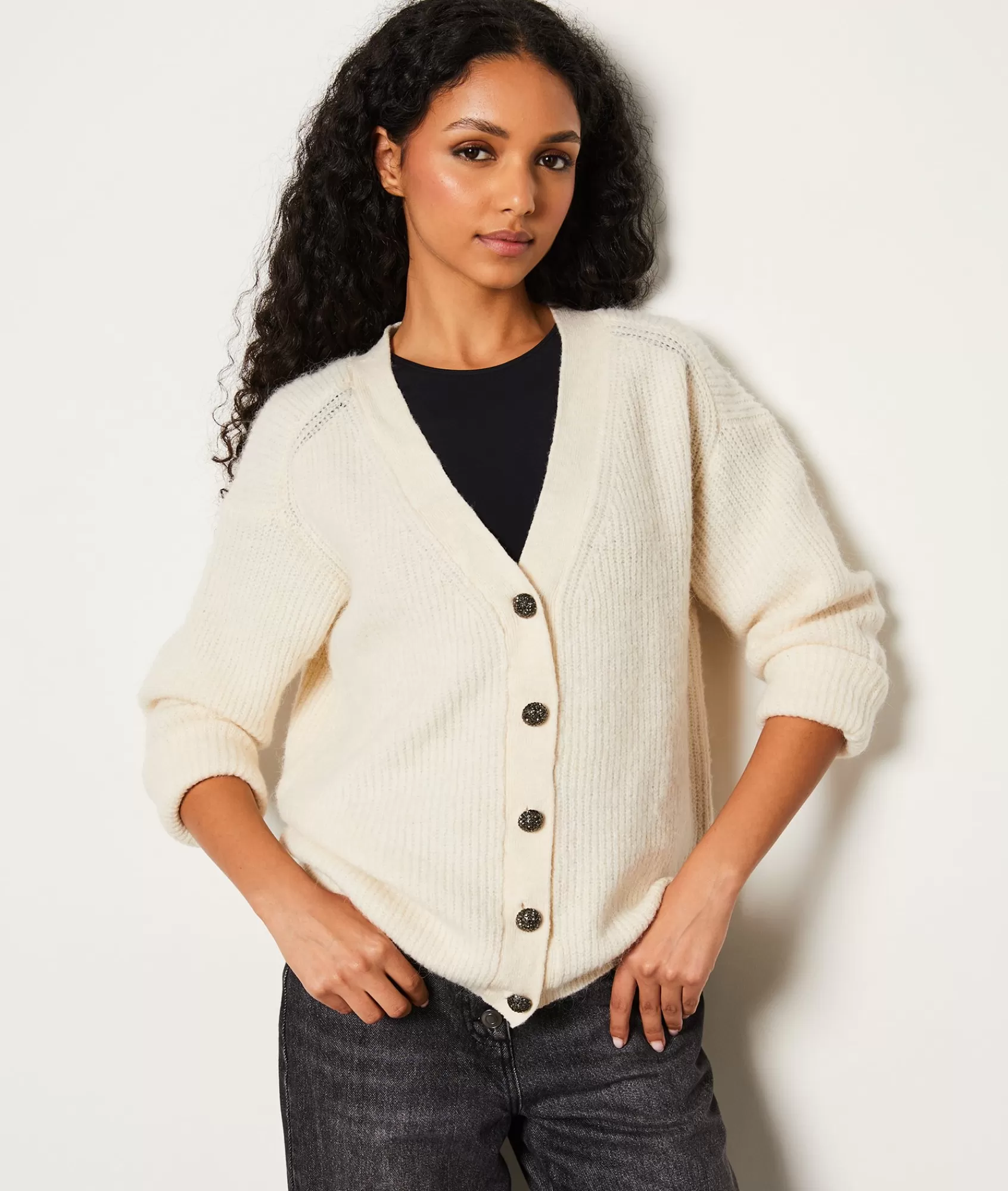 Etam V-necks>Gilet boutonné