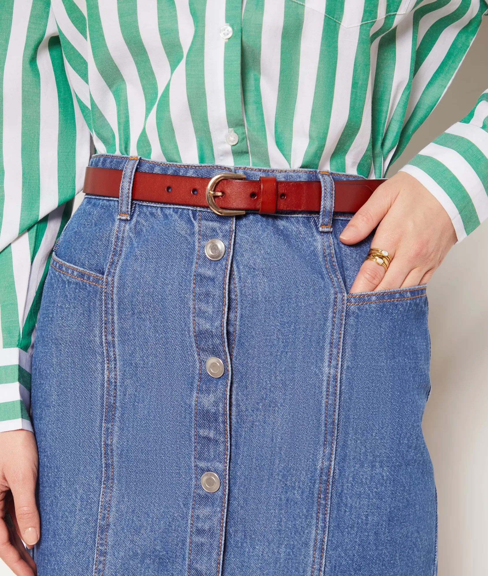 Etam Belts>Leather Belt
