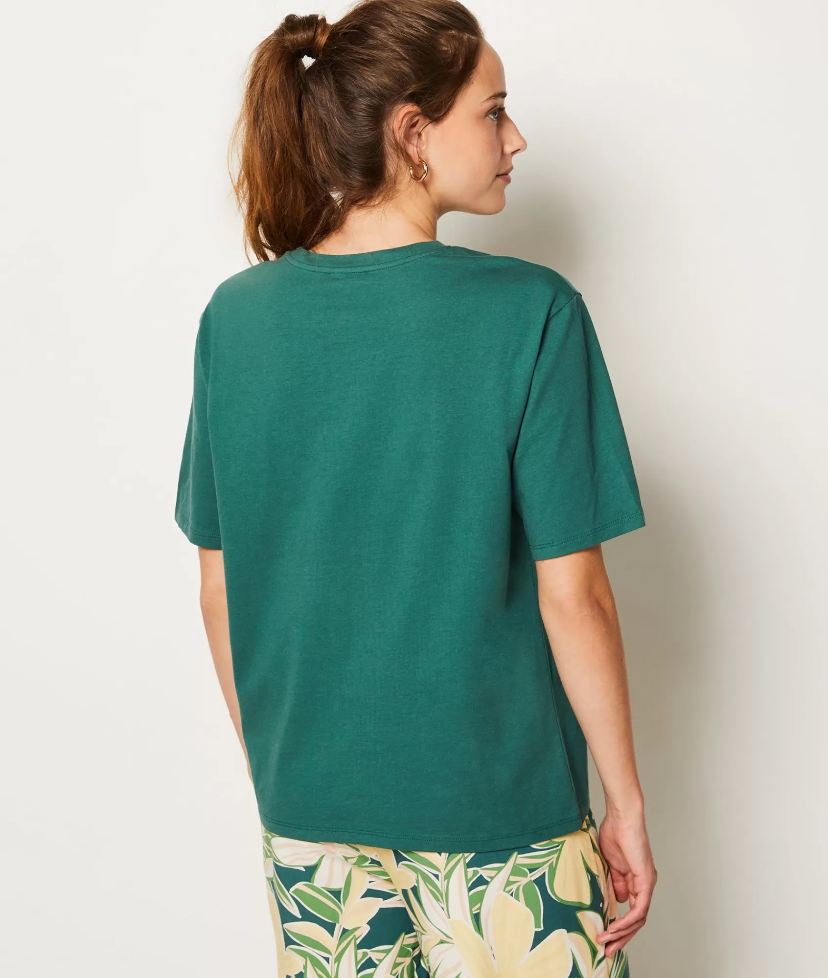 Etam Pyjama Tops>Lemon Print Pyjama T-shirt