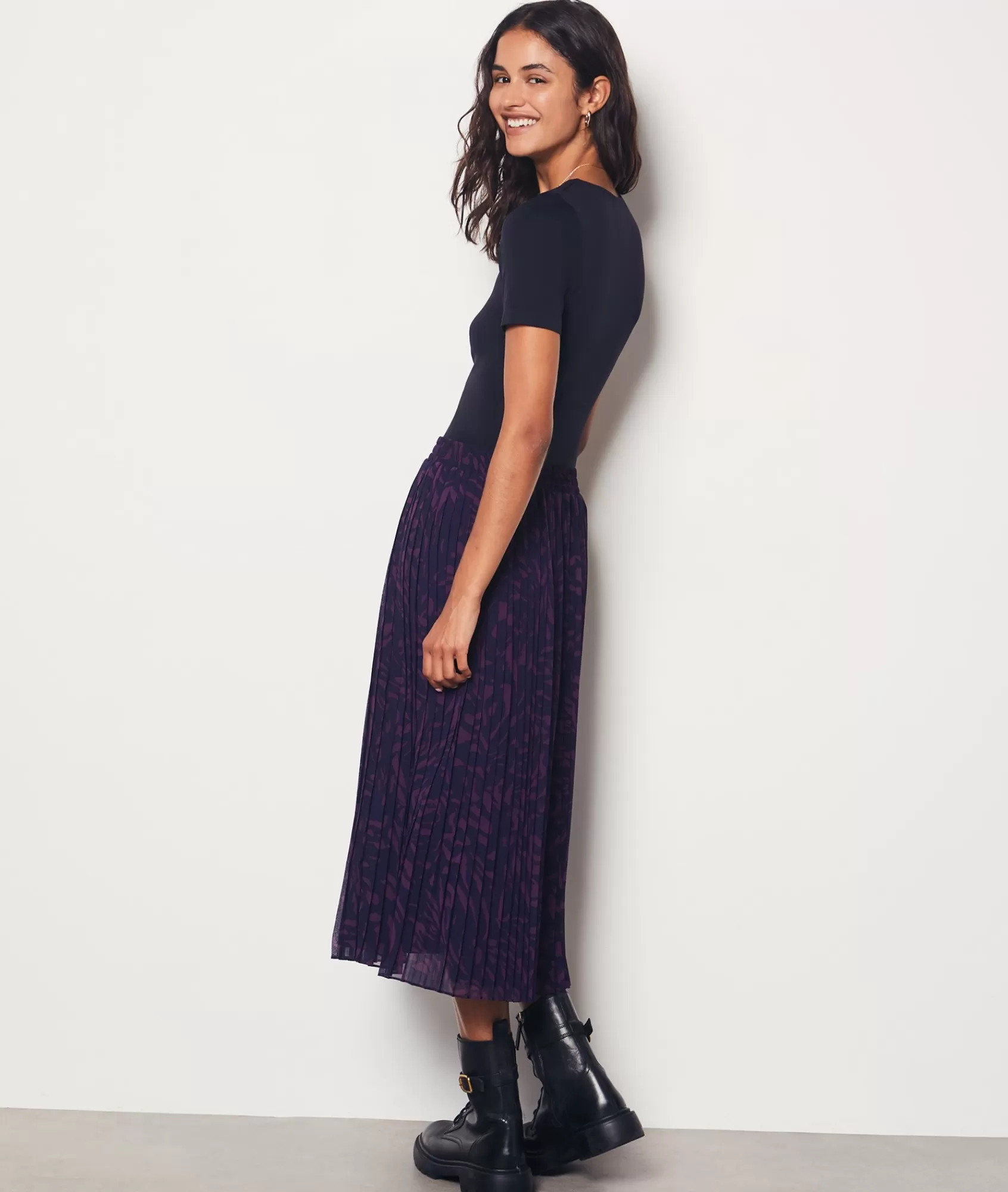 Etam Skirts>Long Patterned Skirt