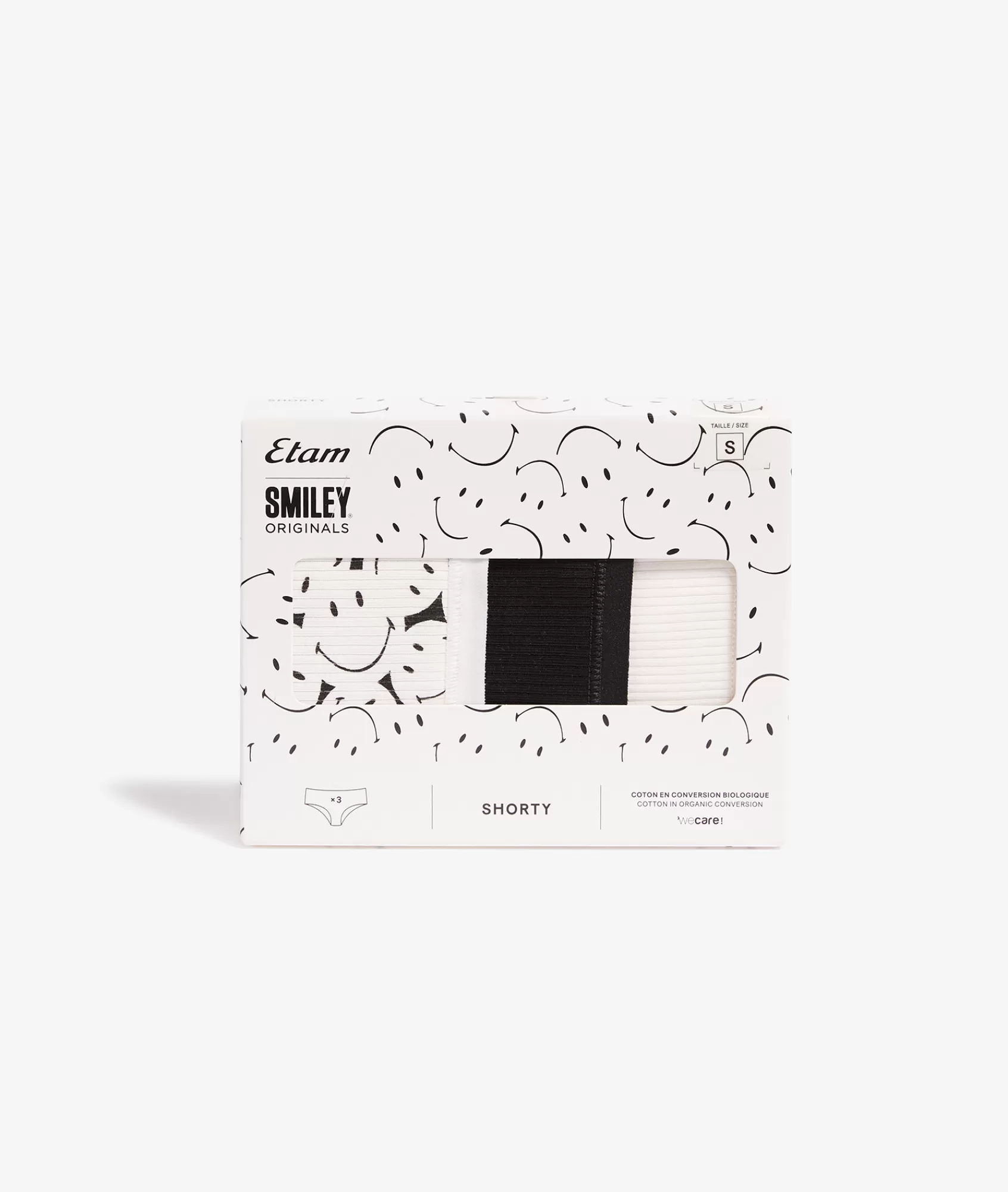BOY Etam Multipack Briefs | Boyshorts>Lot de 3 shortys Smiley®ORIGINALS
