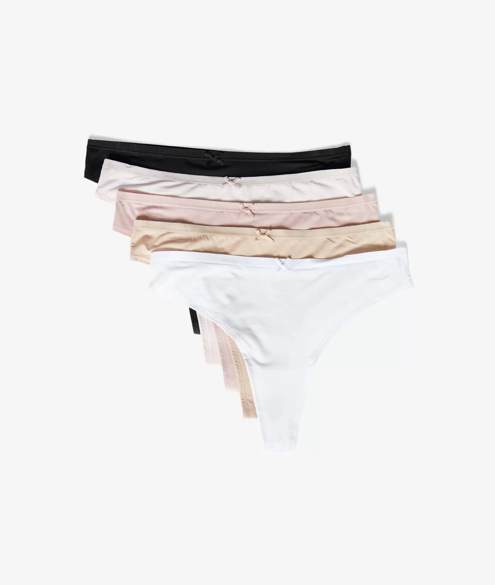 Etam Multipack Briefs>Lot de 5 tangas en microfibre