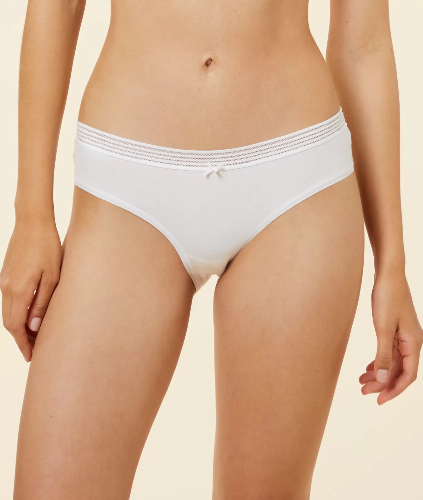 Etam Multipack Briefs | Briefs>3-Pack of Cotton and Lace Briefs