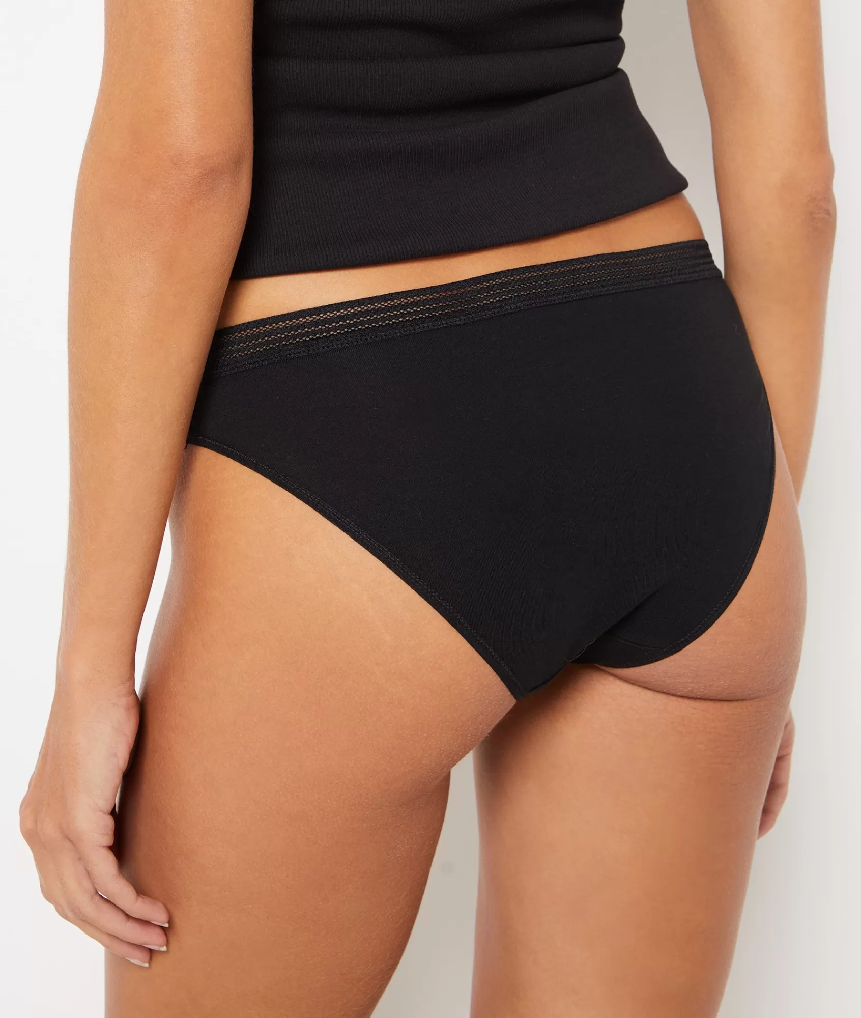 Etam Multipack Briefs | Briefs>3-Pack of Cotton and Lace Briefs