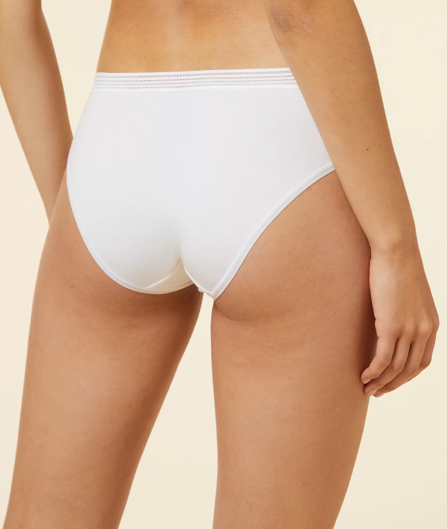 Etam Multipack Briefs | Briefs>3-Pack of Cotton and Lace Briefs