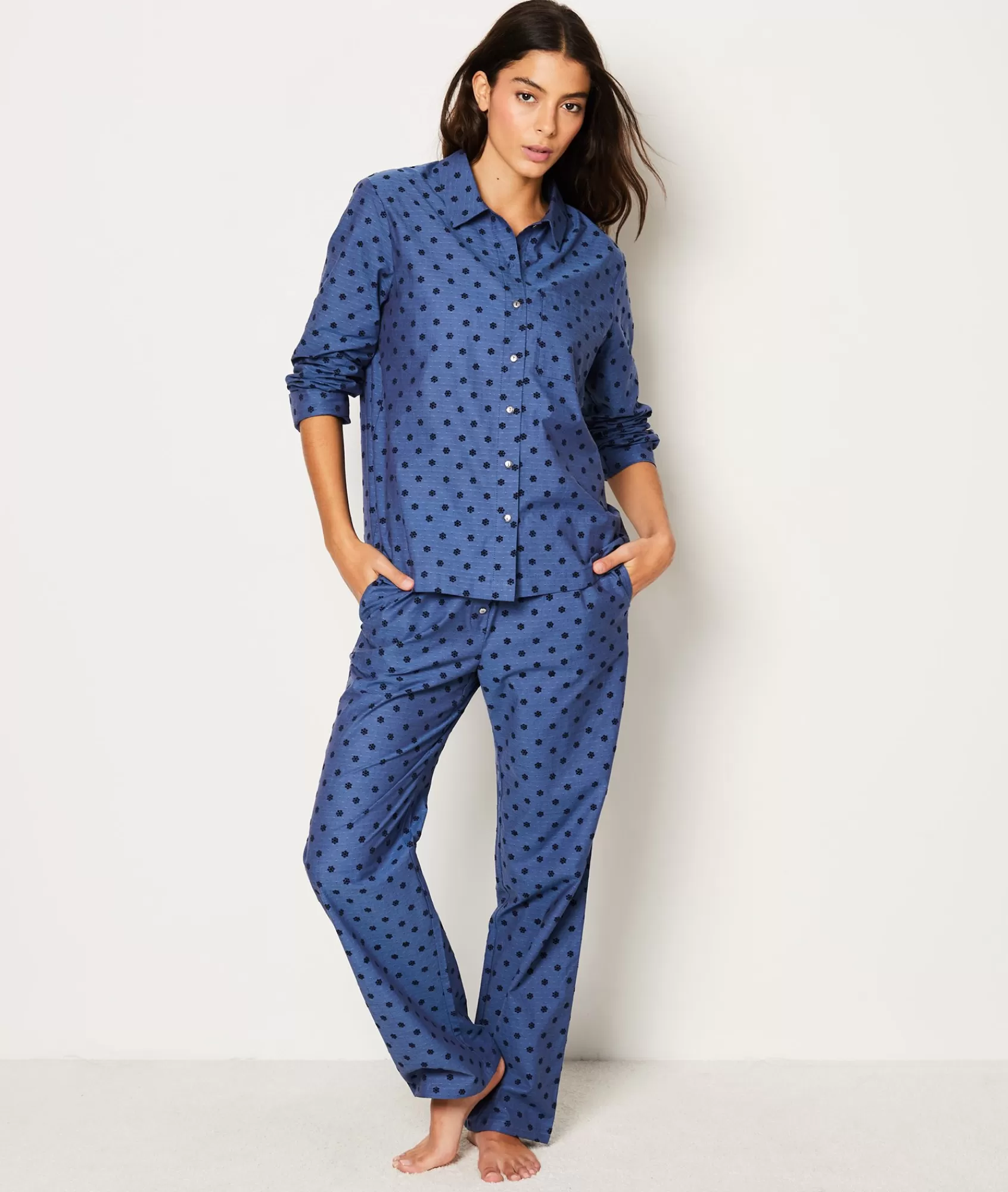 Etam Pyjama Bottoms>Pantalon de pyjama à poids en coton