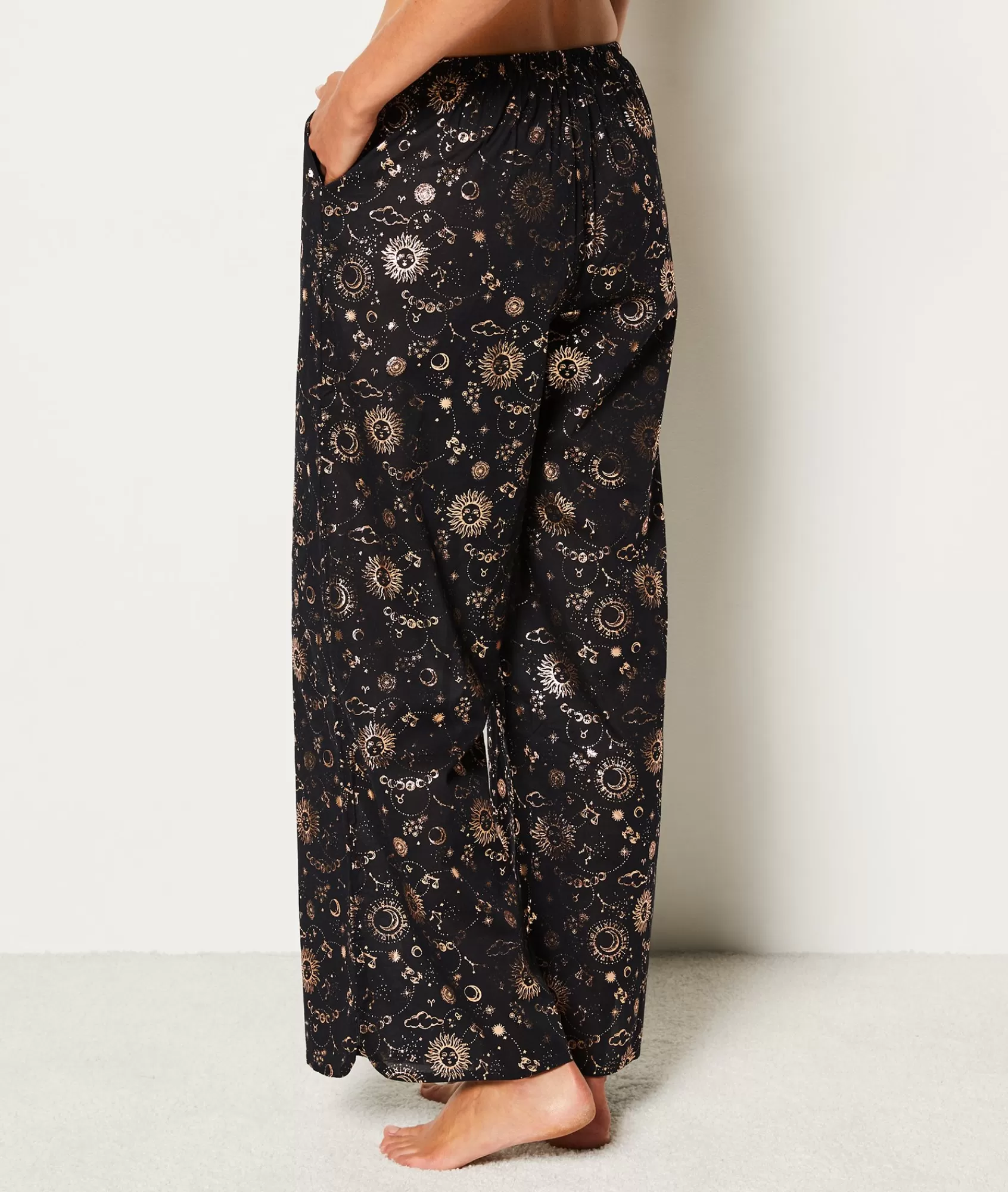 Etam Pyjama Bottoms>Pantalon de pyjama en coton imprimé constellation