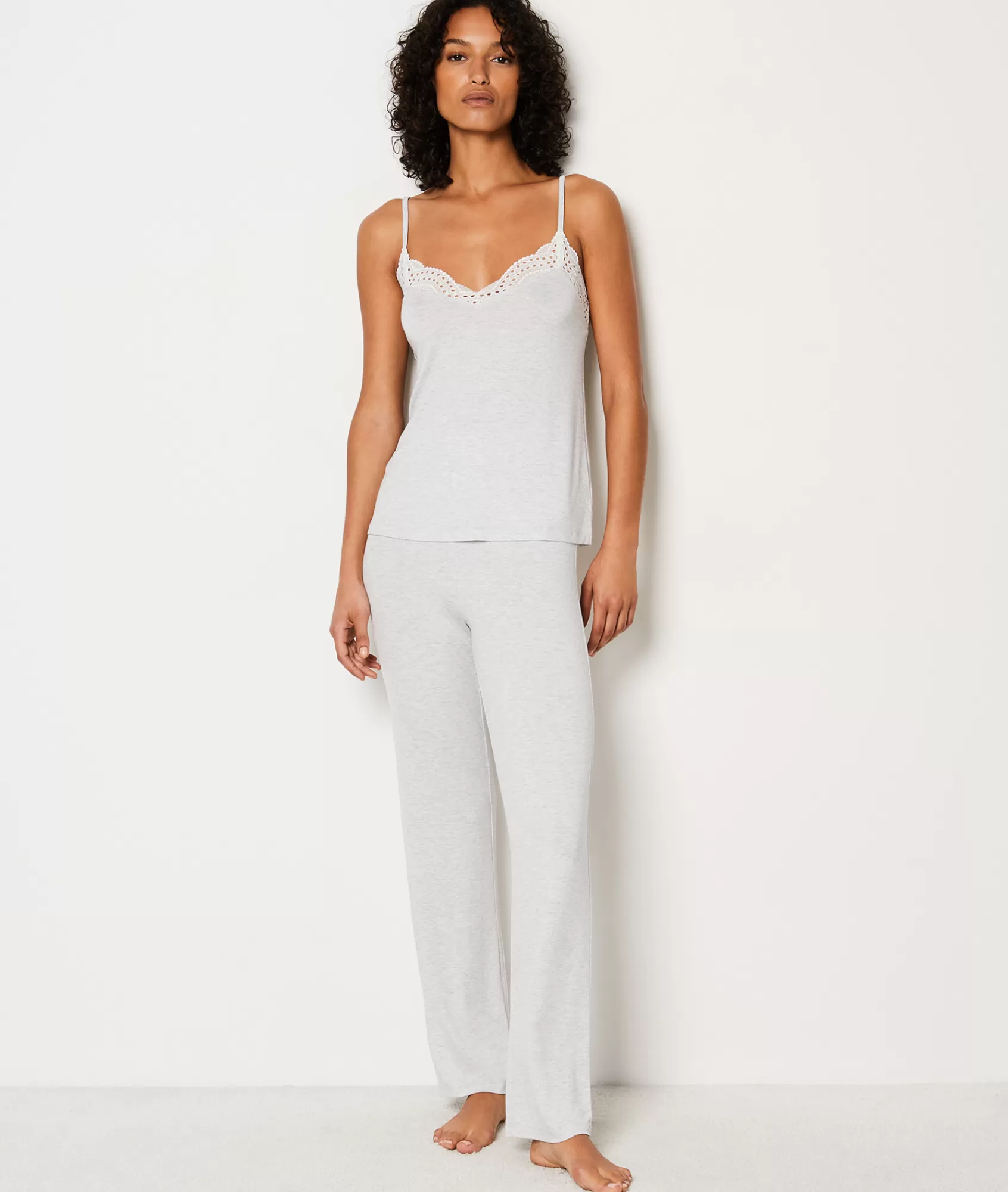 Etam Pyjama Bottoms>Pantalon de pyjama large en modal