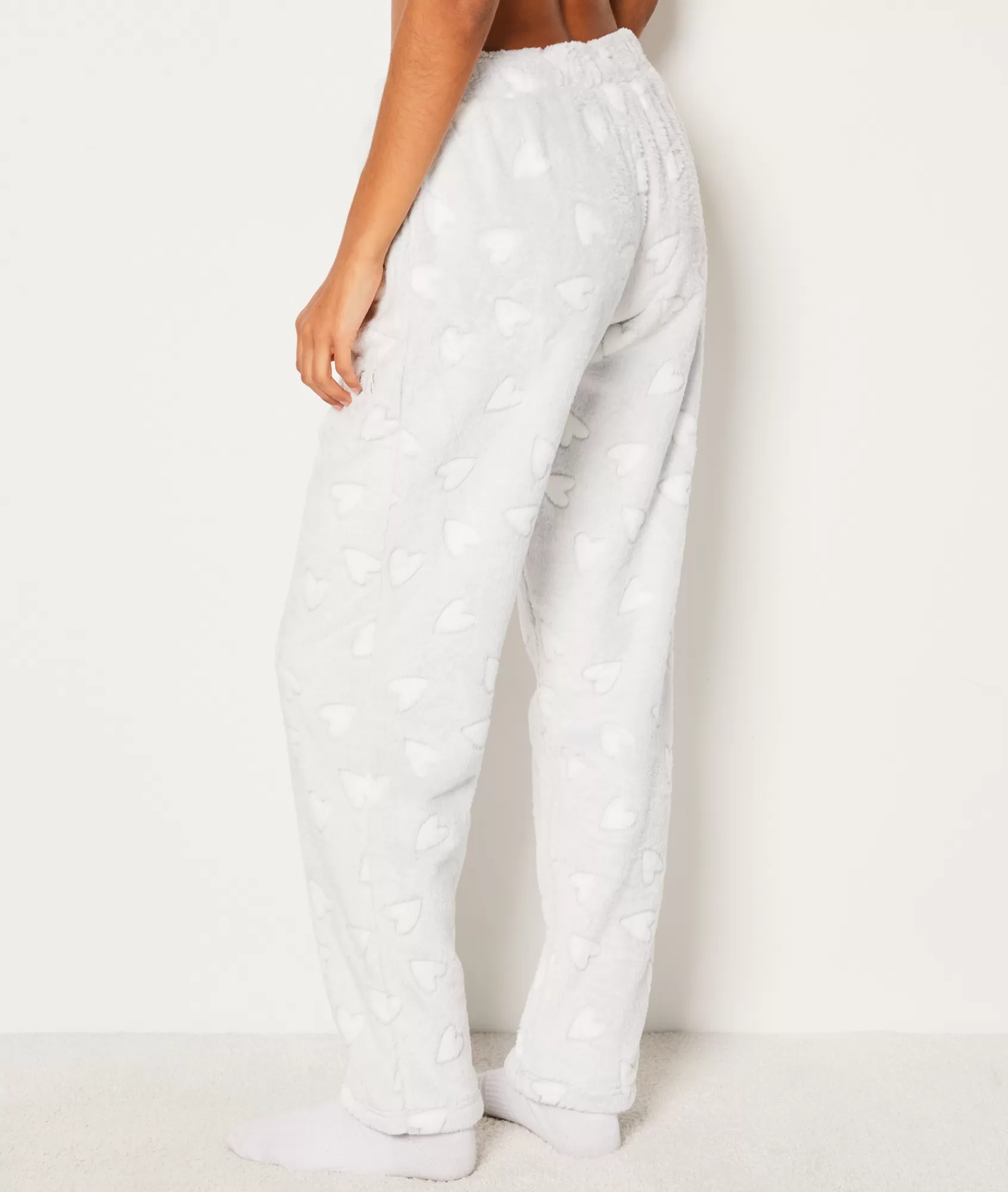 Etam Pyjama Bottoms>Pantalon de pyjama polaire à cœurs