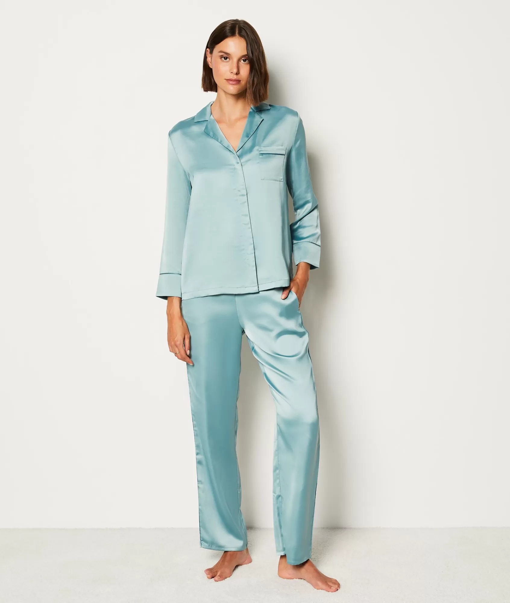 Etam Pyjama Bottoms>Pantalon de pyjama satiné