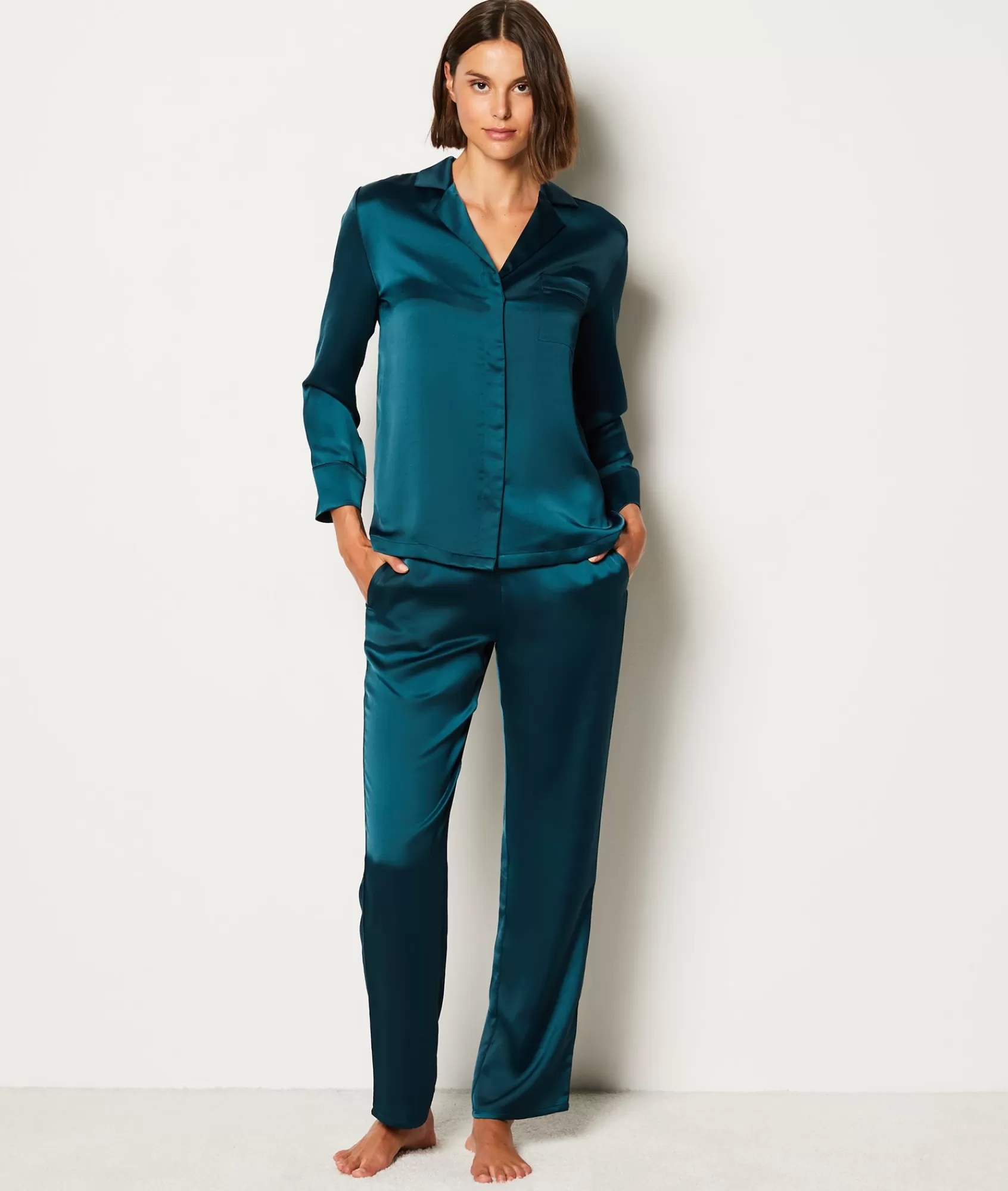Etam Pyjama Bottoms>Pantalon de pyjama satiné