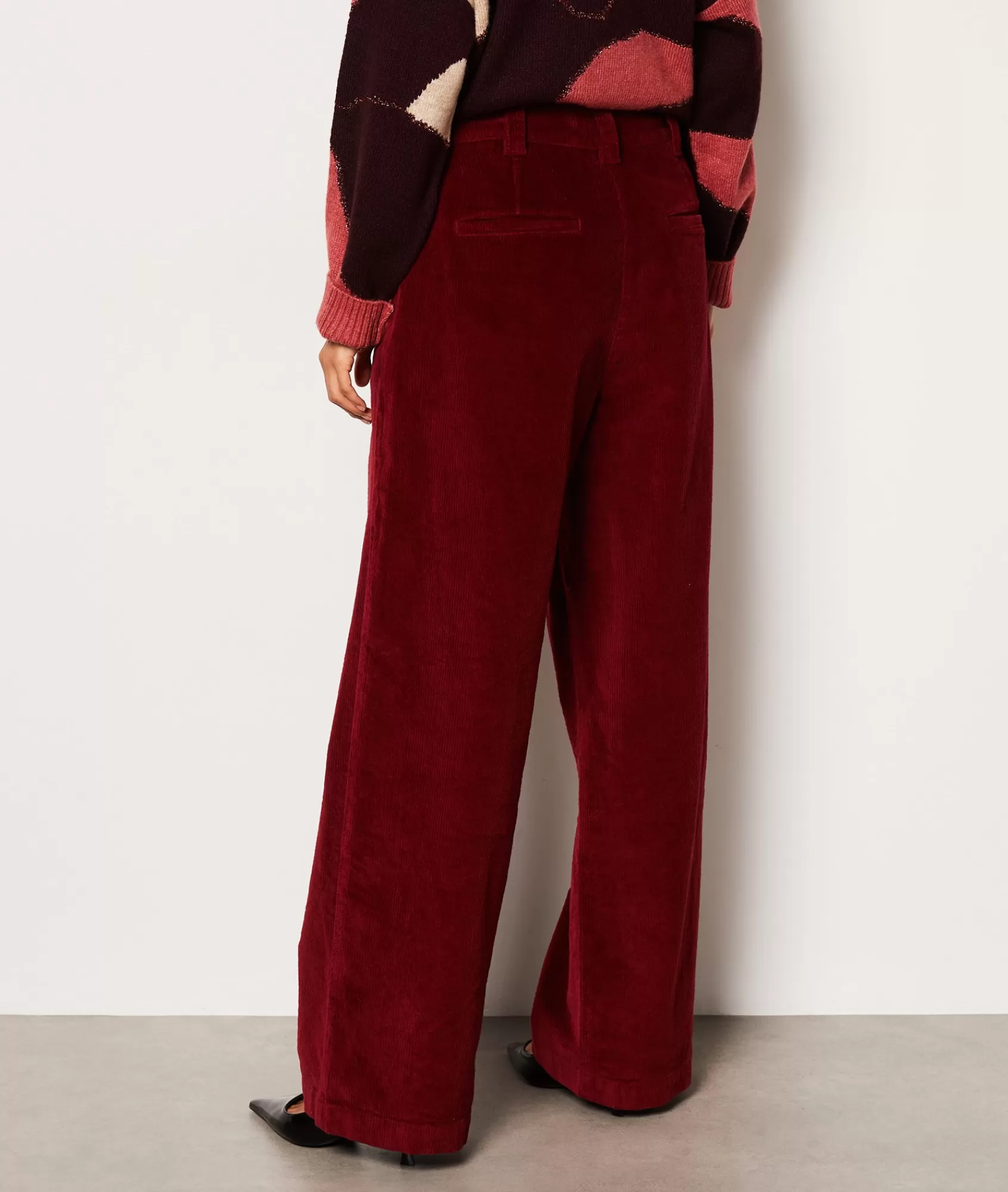 Etam Wide-leg Pants>Pantalon large côtelé