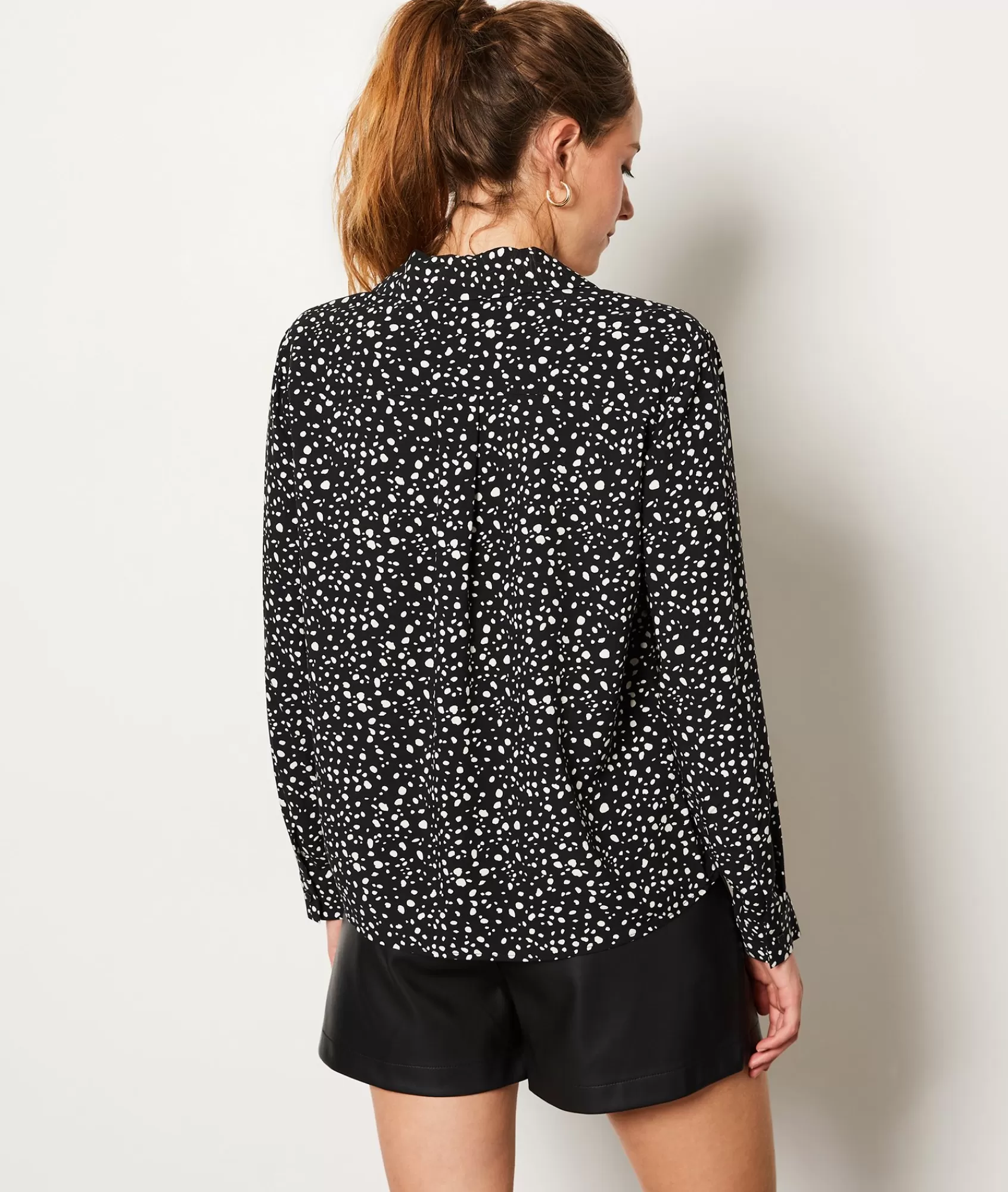 Etam Printed Blouses & Shirts | Flowy Shirts>Polka Dot Shirt