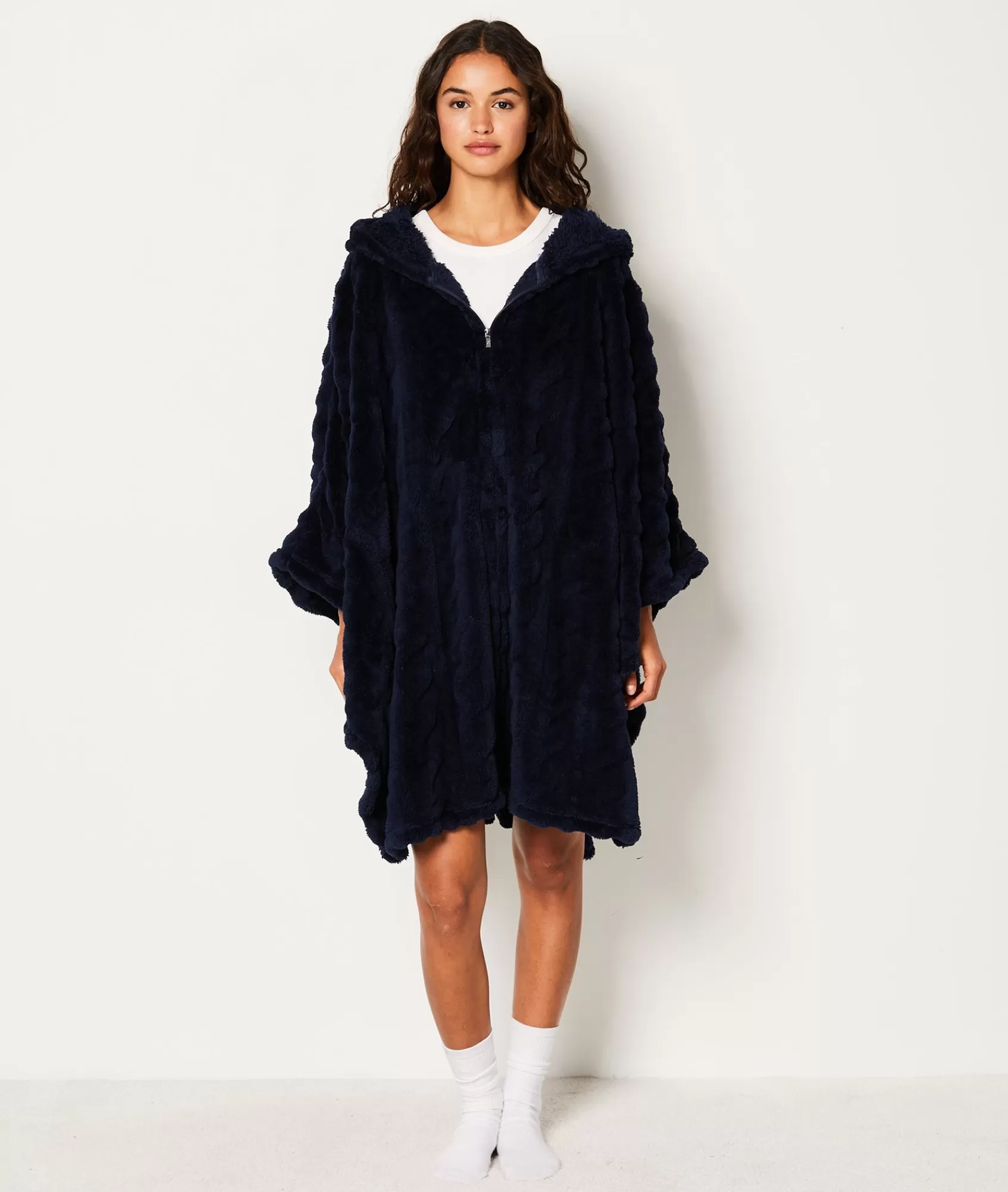 Etam Pyjama Ponchos, Sweatshirts & Jackets>Poncho polaire