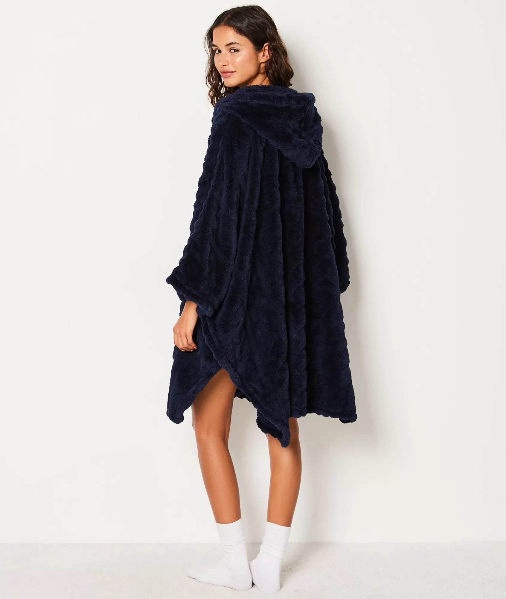 Etam Pyjama Ponchos, Sweatshirts & Jackets>Poncho polaire