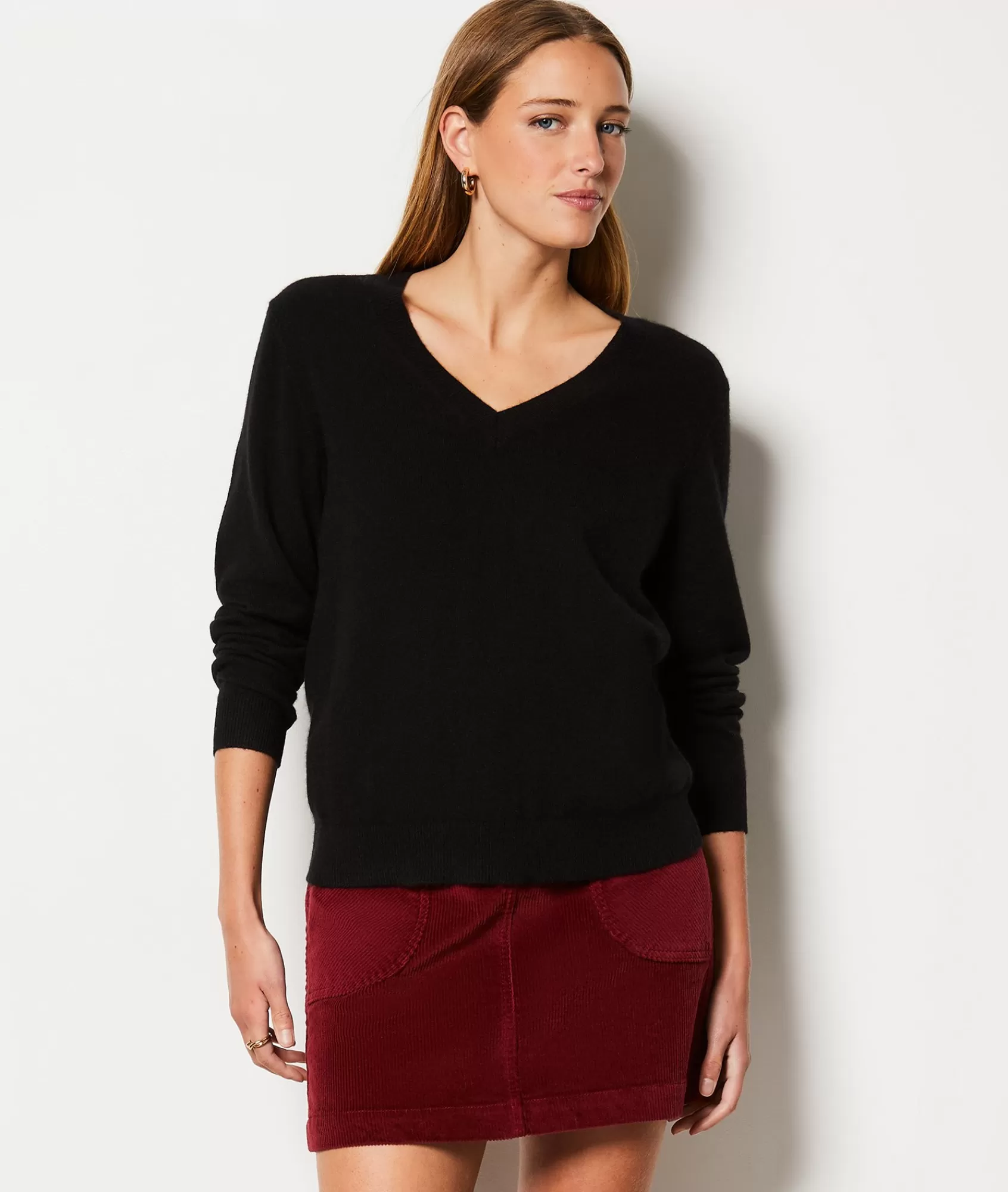 Etam V-necks>Pull en 100% cachemire col V