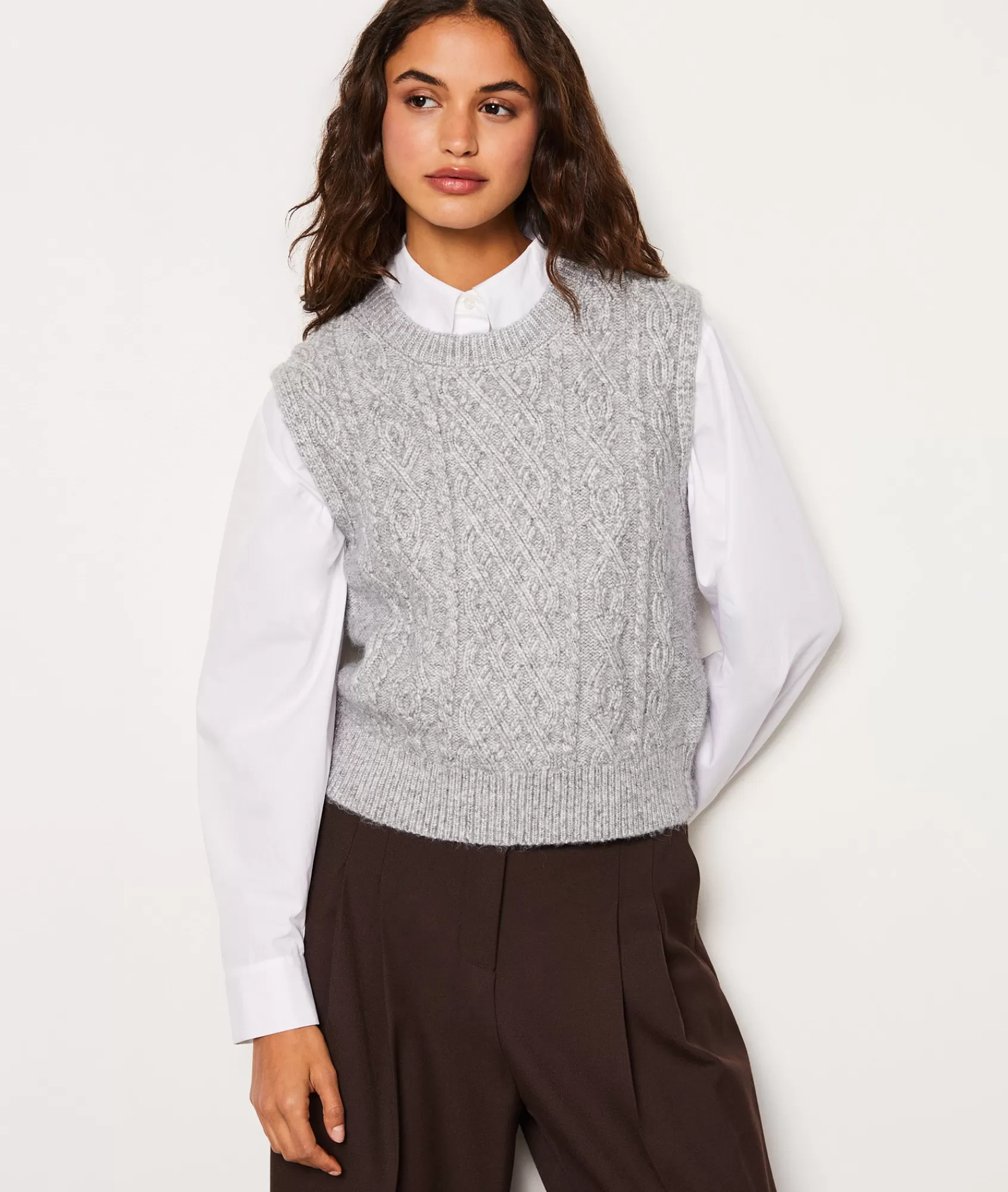Etam Sleeveless | Crewnecks>Pull sans manches en maille