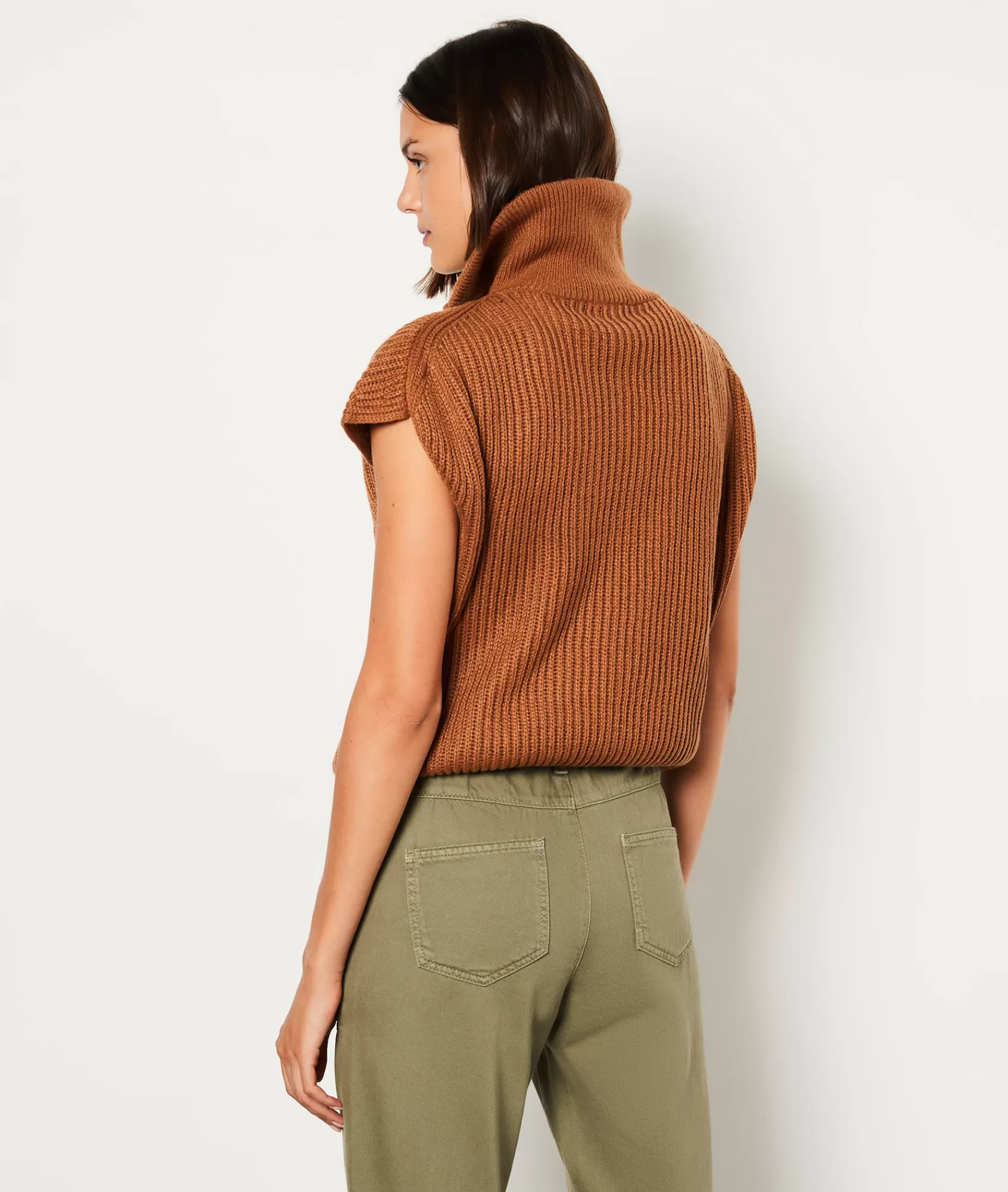 Etam Sleeveless>Pull Zip sans manches