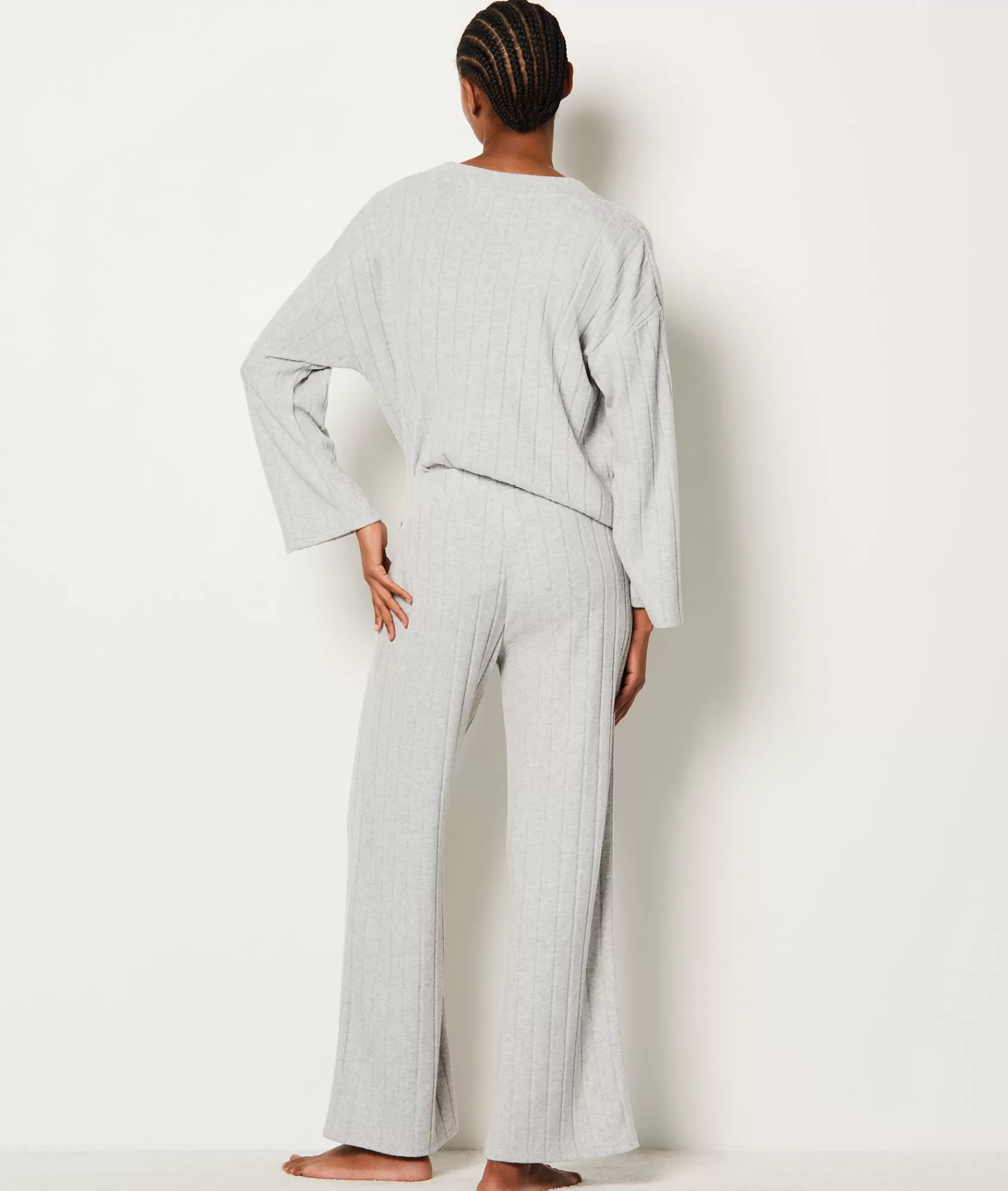 Etam Loungewear | Pyjama Bottoms>Ribbed Pyjama Bottoms