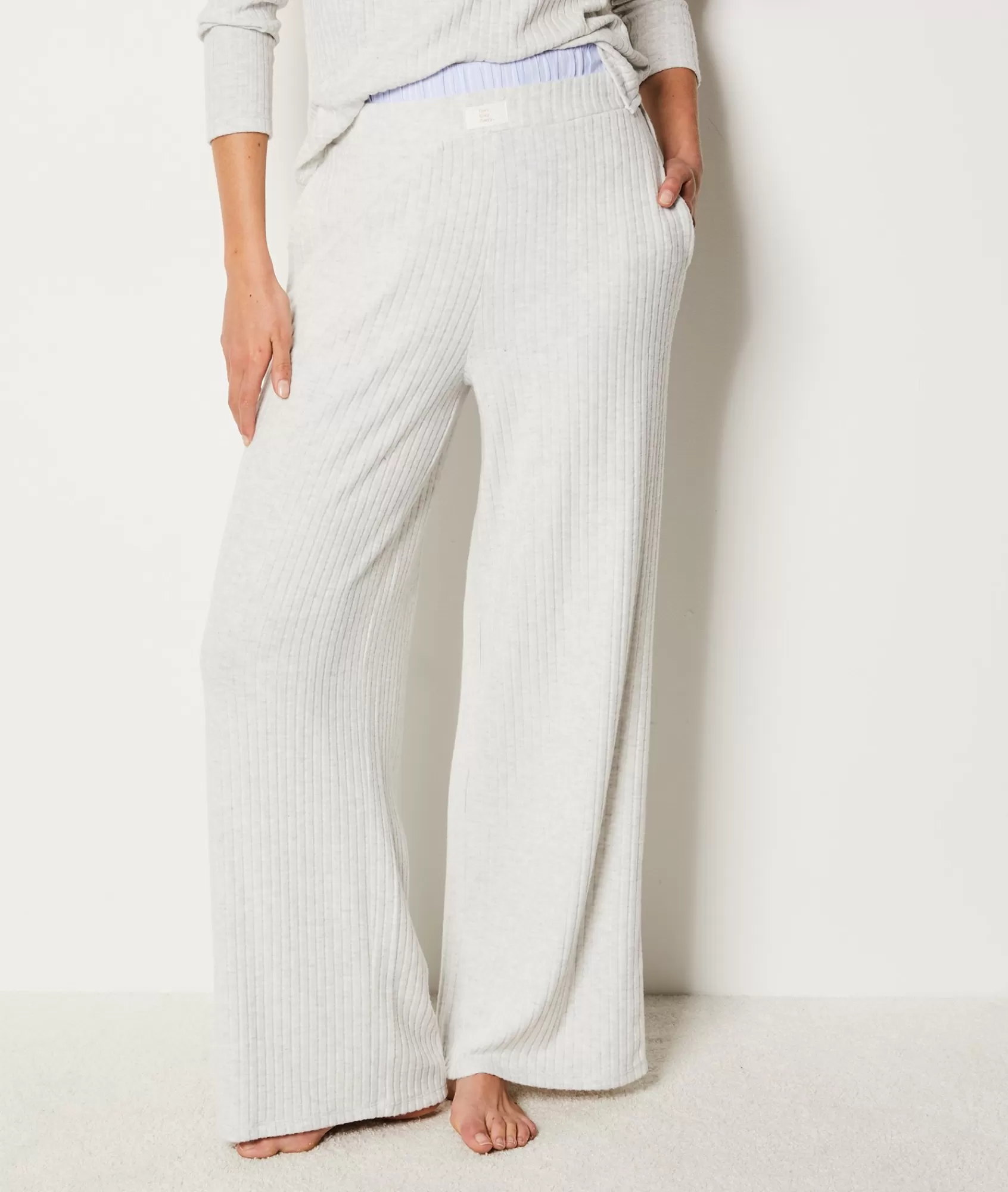 Etam Loungewear | Pyjama Bottoms>Ribbed Pyjama Trousers