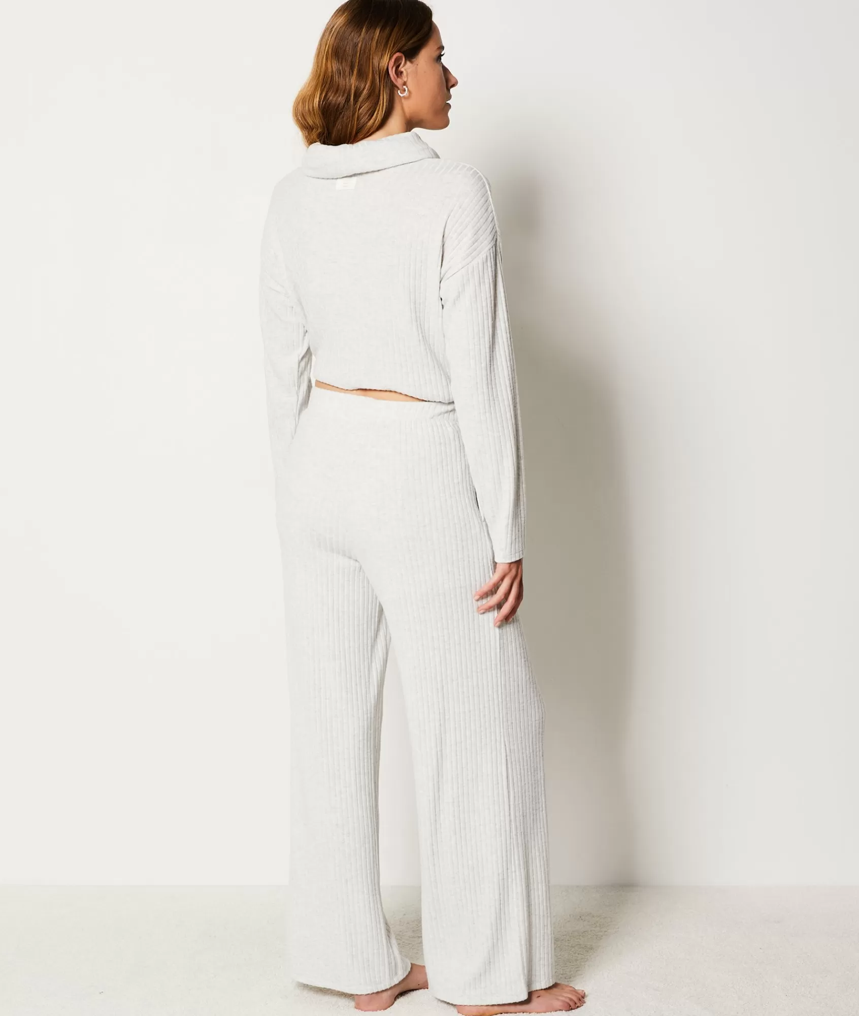 Etam Loungewear | Pyjama Bottoms>Ribbed Pyjama Trousers