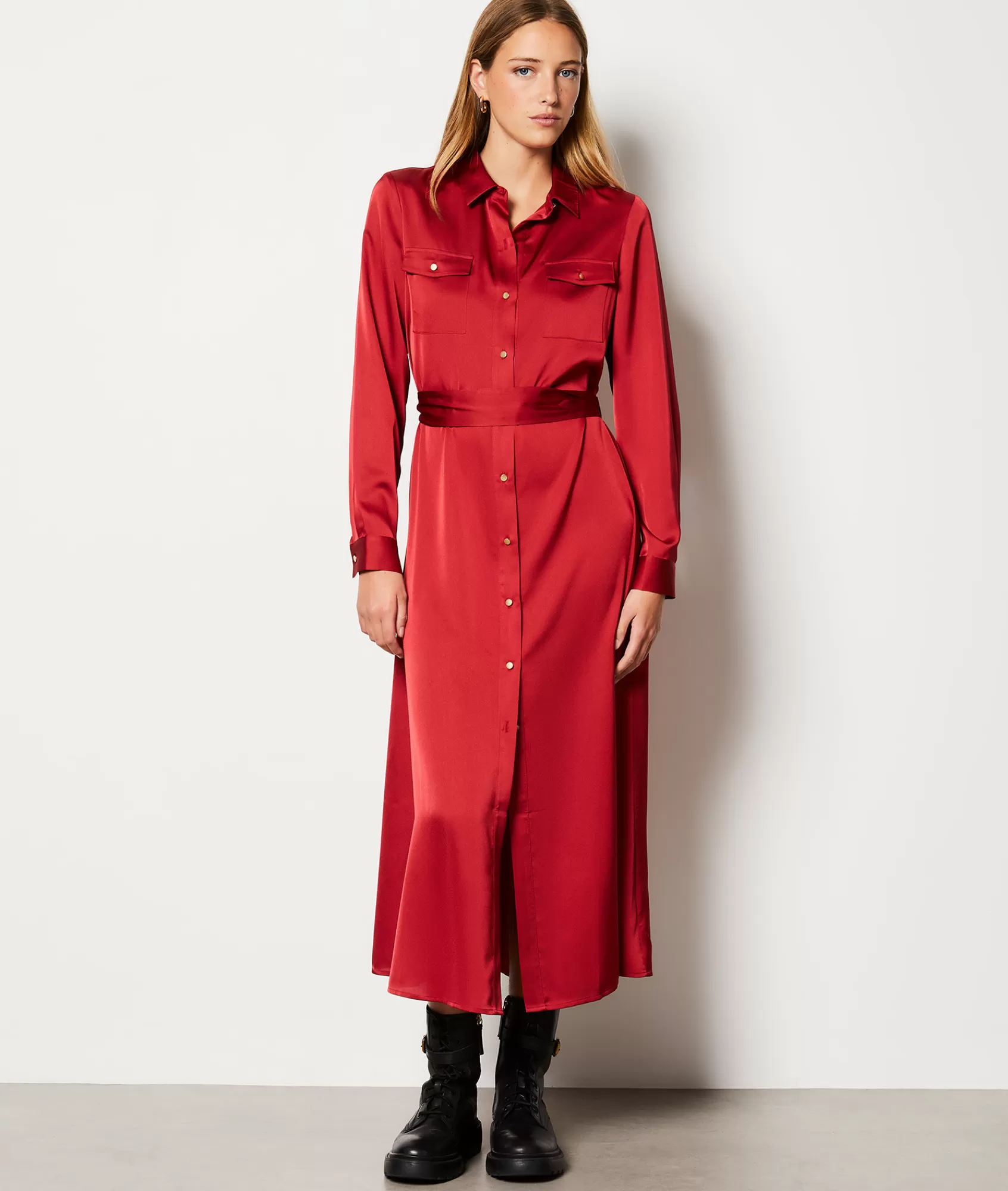 Etam Maxi Dresses>Robe longue ceinturée