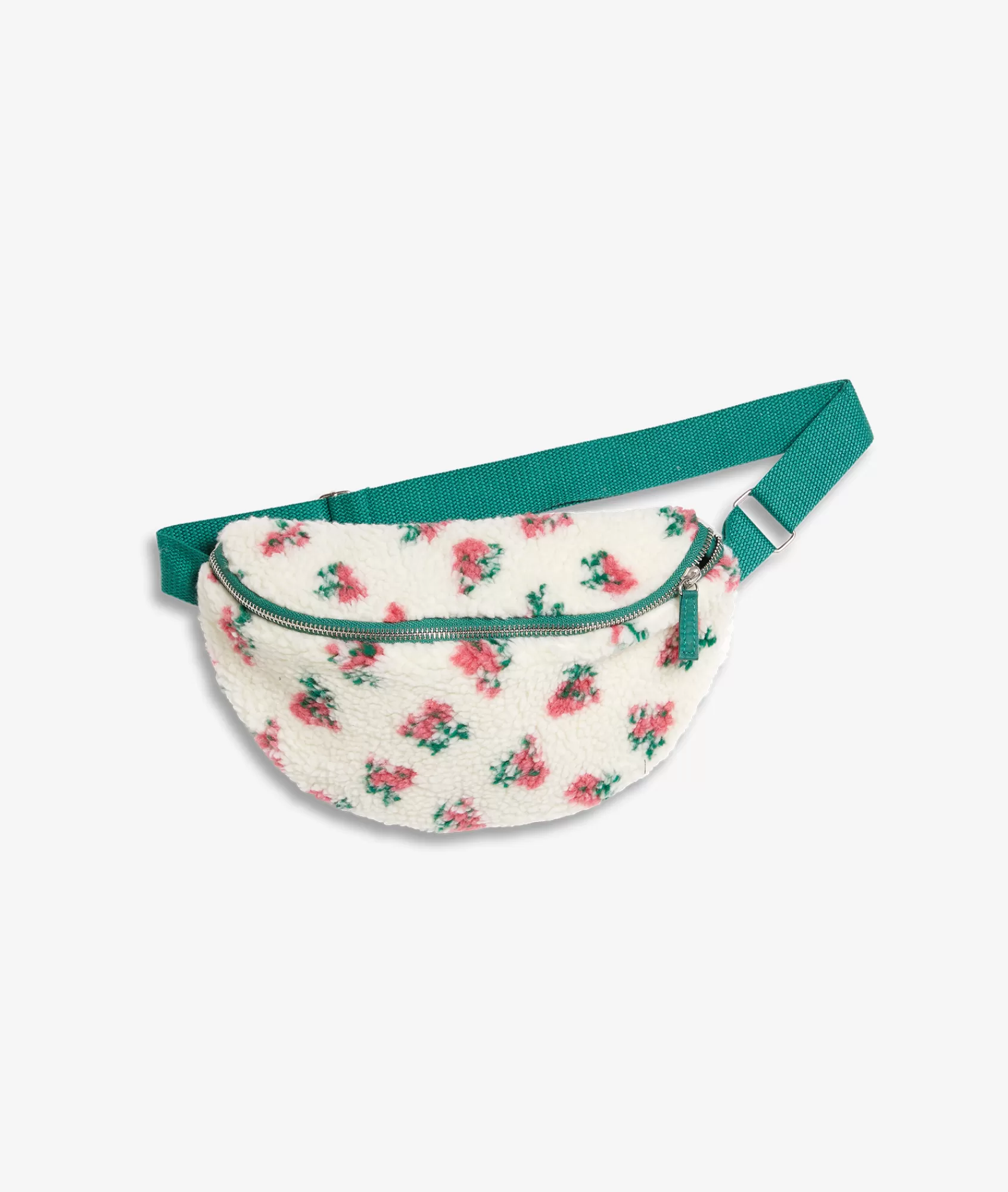 Etam Accessories>Sac banane effet bouclette à fleurs