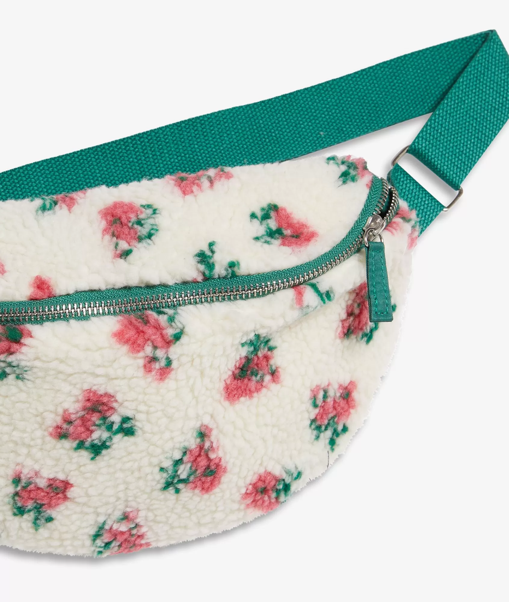 Etam Accessories>Sac banane effet bouclette à fleurs