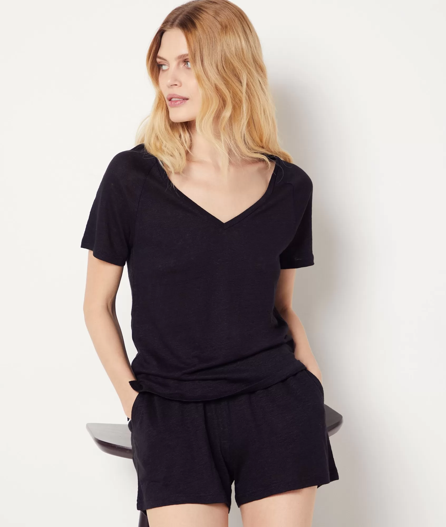 Etam Pyjama Bottoms>Short 100% lin