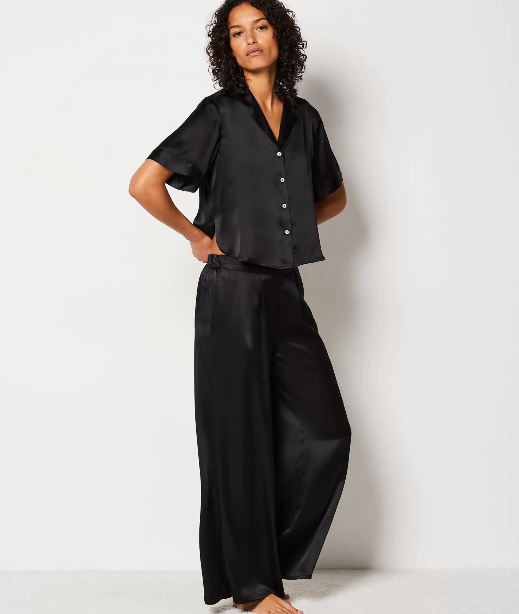 Etam Pyjama Bottoms>Silk Pyjama Bottoms