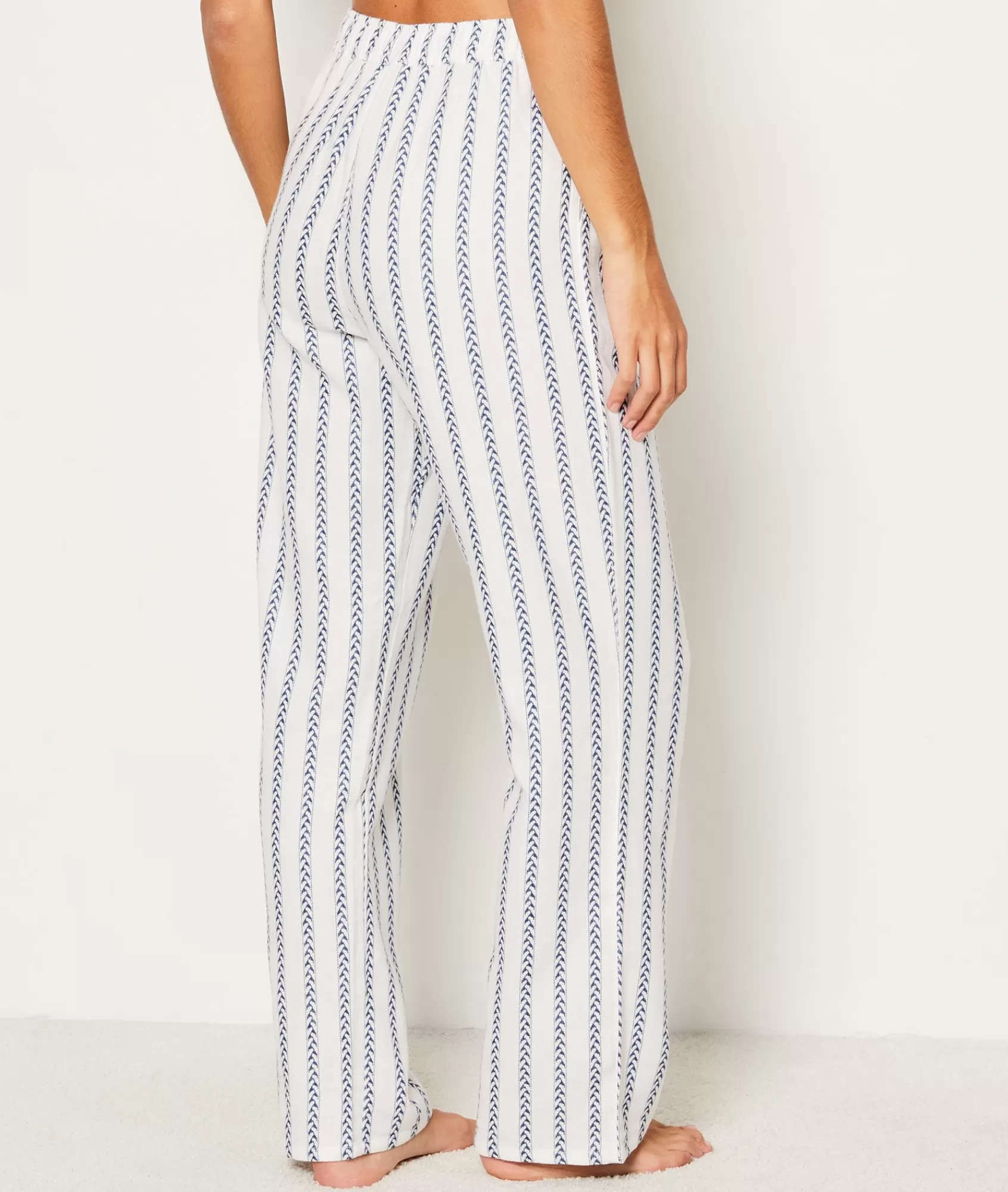 Etam Pyjama Bottoms>Striped Cotton Pyjama Bottoms
