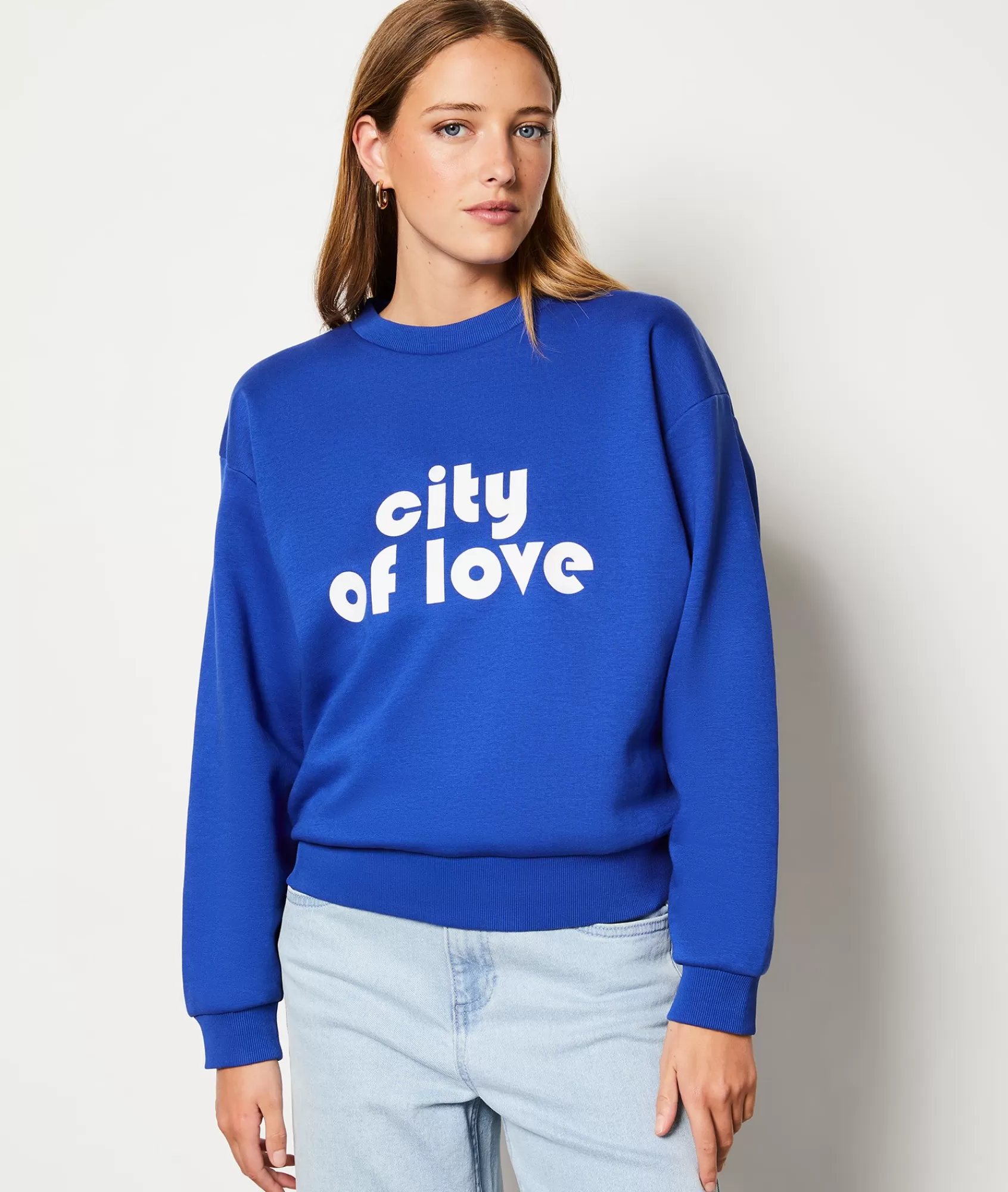 Etam Crewnecks>Sweat imprimé "city of love"
