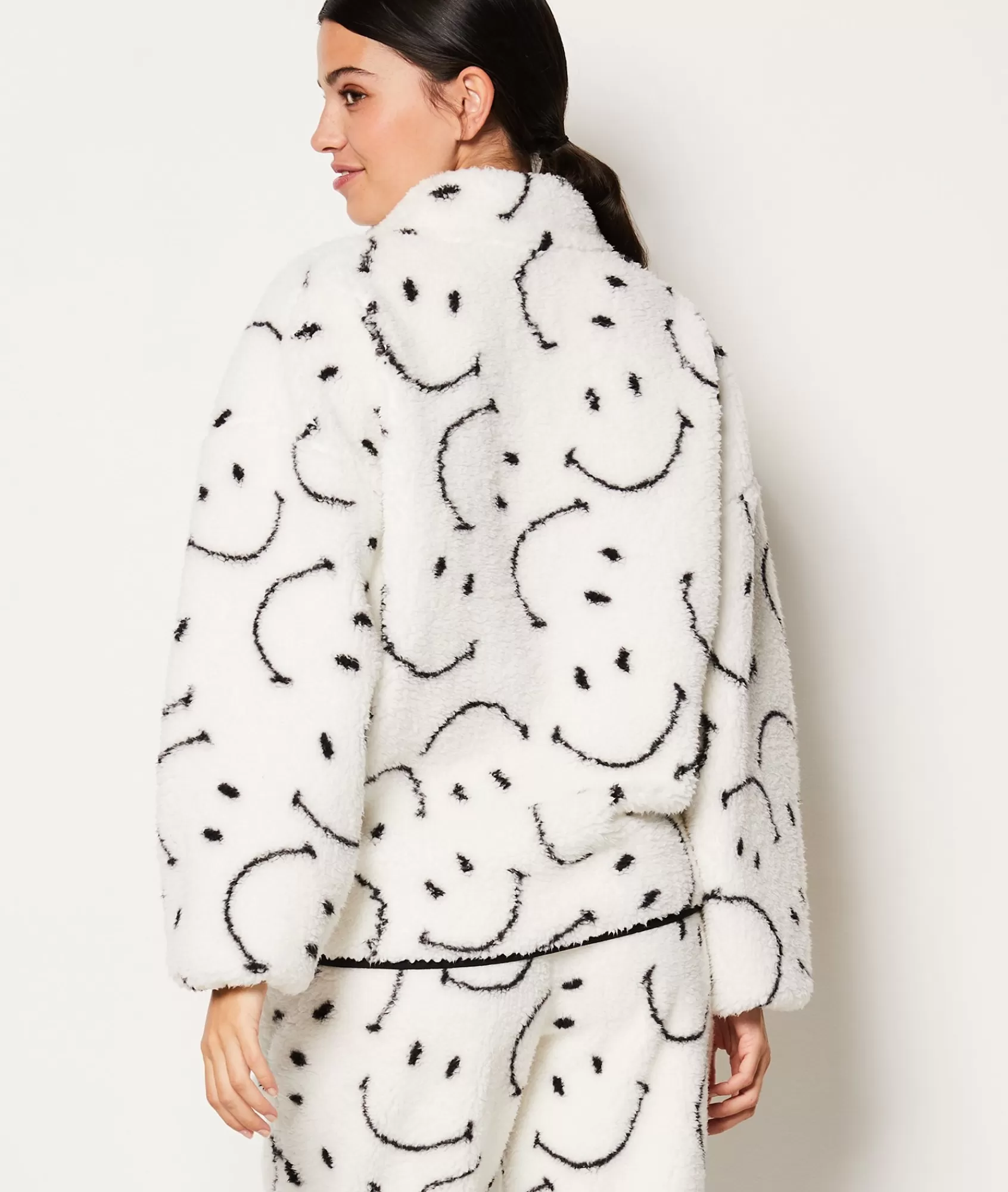 Etam Pyjama Ponchos, Sweatshirts & Jackets | Pyjama Tops>Sweat polaire Smiley®ORIGINALS