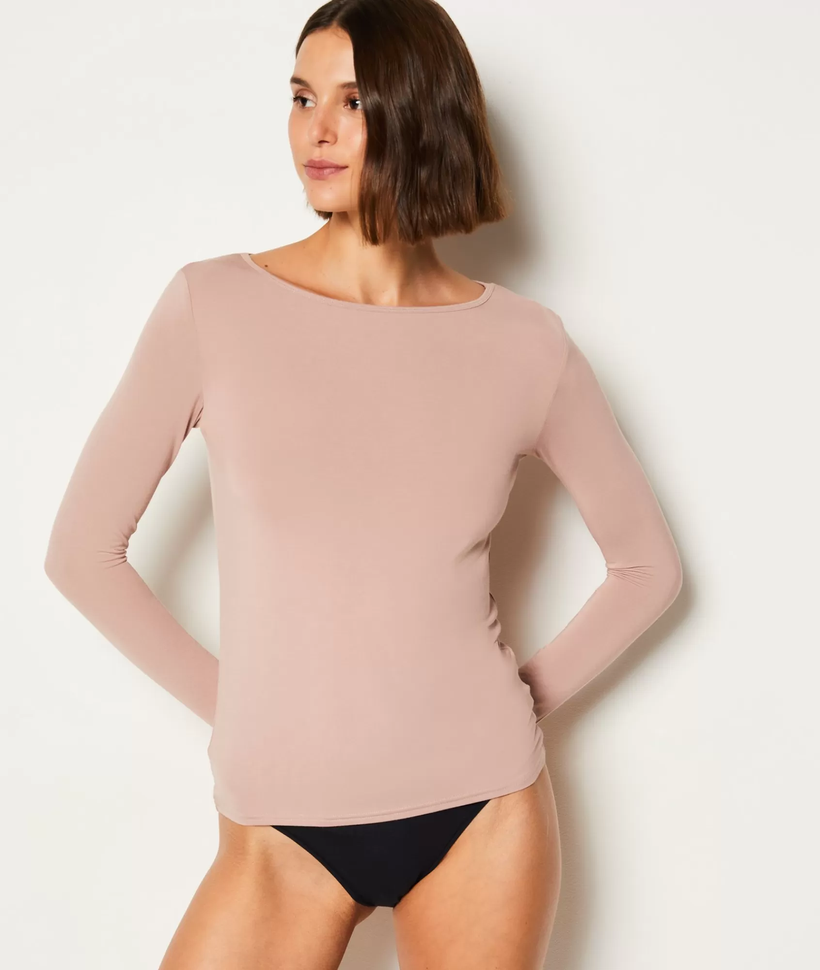 Etam Pyjama Tops>T-shirt manches longues en maille thermique