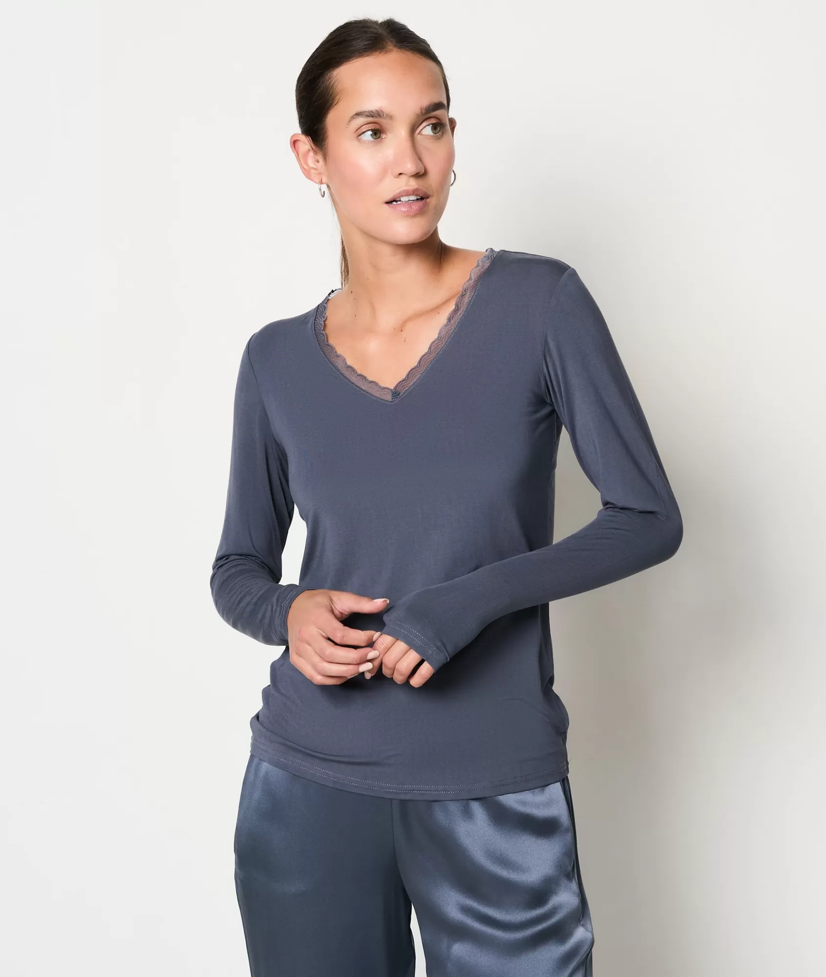 Etam Pyjama Tops>T-shirt manches longues maille thermique