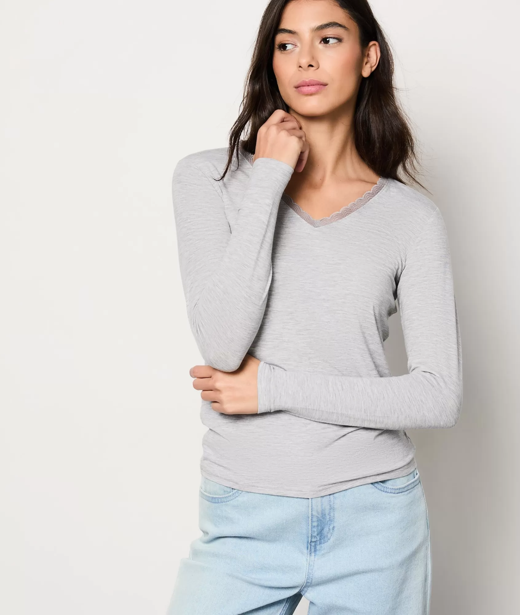 Etam Pyjama Tops>T-shirt manches longues maille thermique