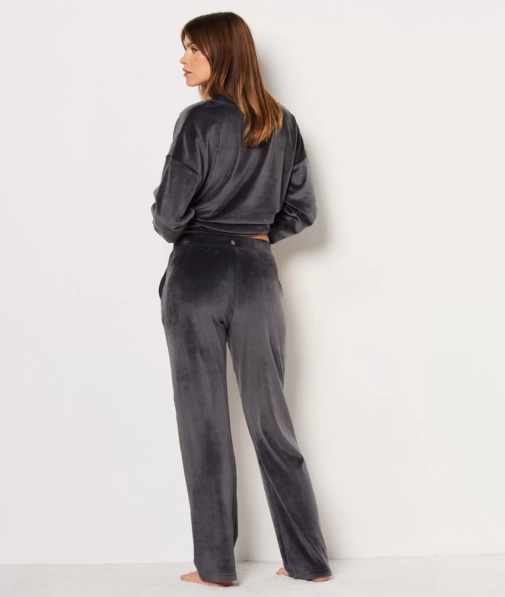 Etam Loungewear | Pyjama Bottoms>Velvet Pyjama Trousers